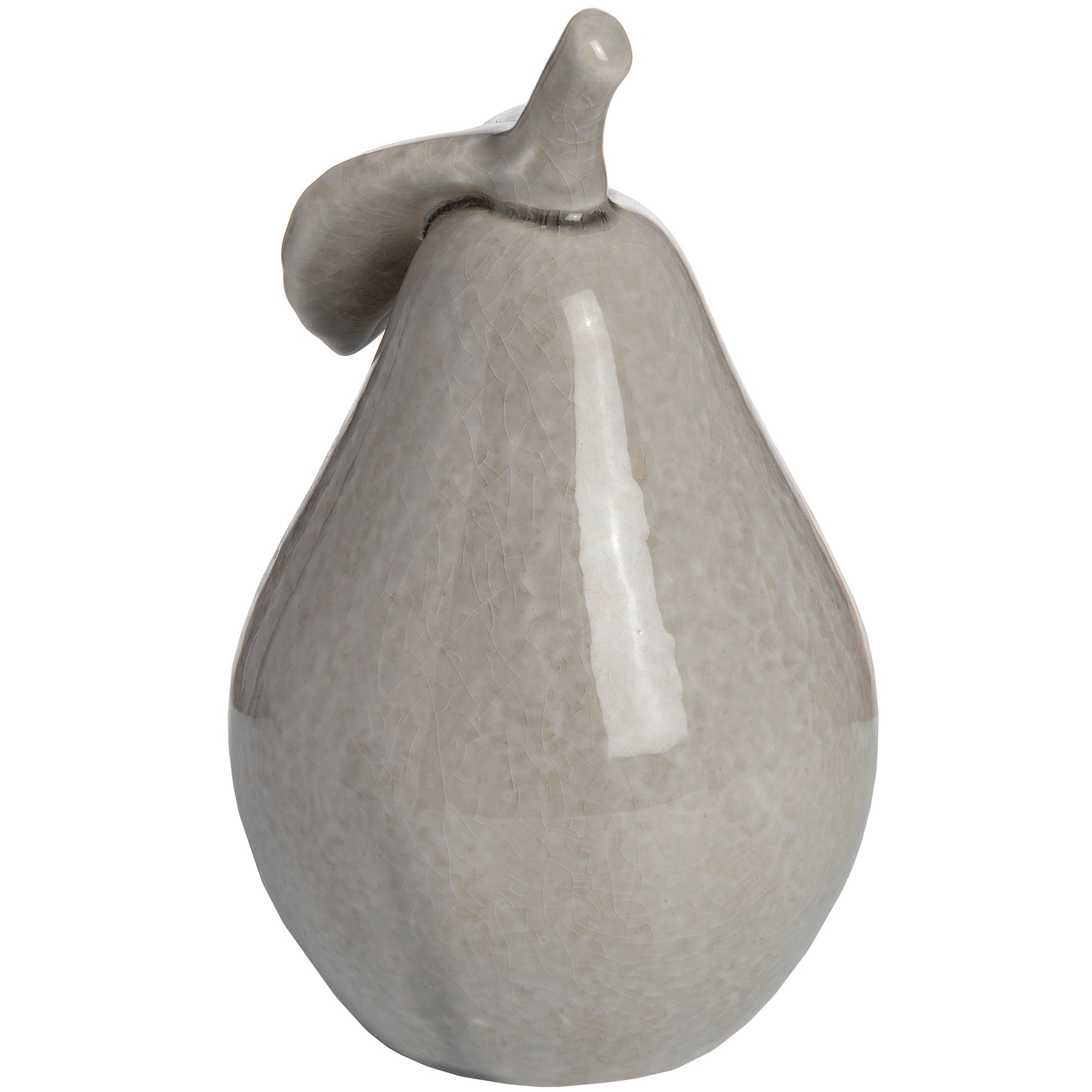 Grey Antique Ceramic Pear - 2 Sizes