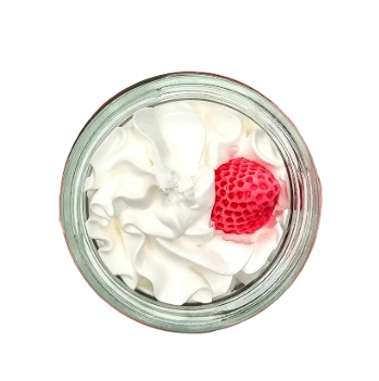 Melt Jam Jar Candle - Strawberries & Cream