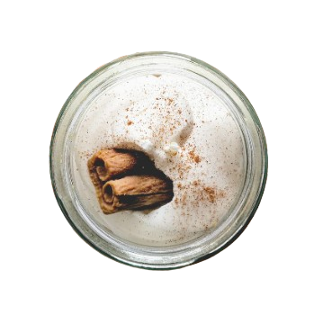 Melt Jam Jar Candle - Gingersnap Eggnog