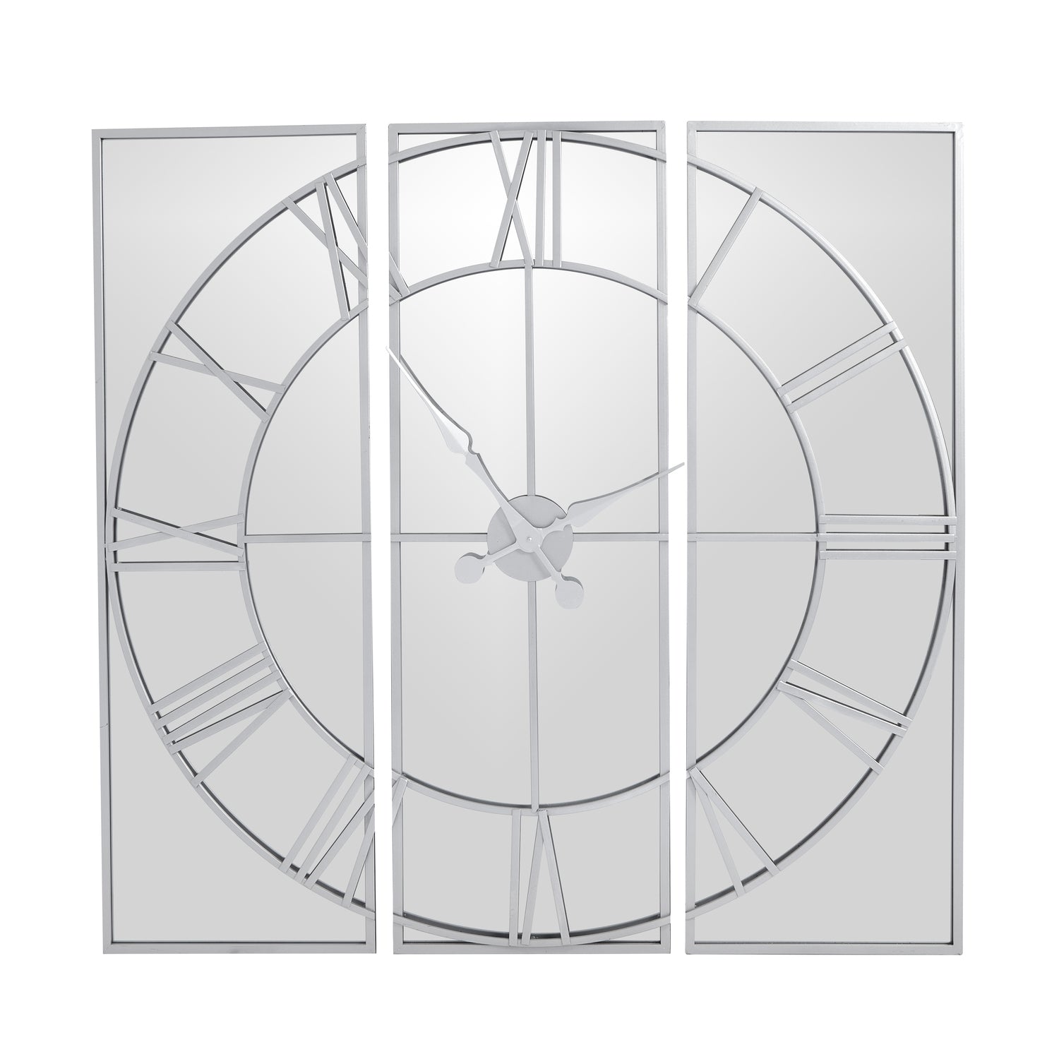 Selena Mirrored Wall Clock