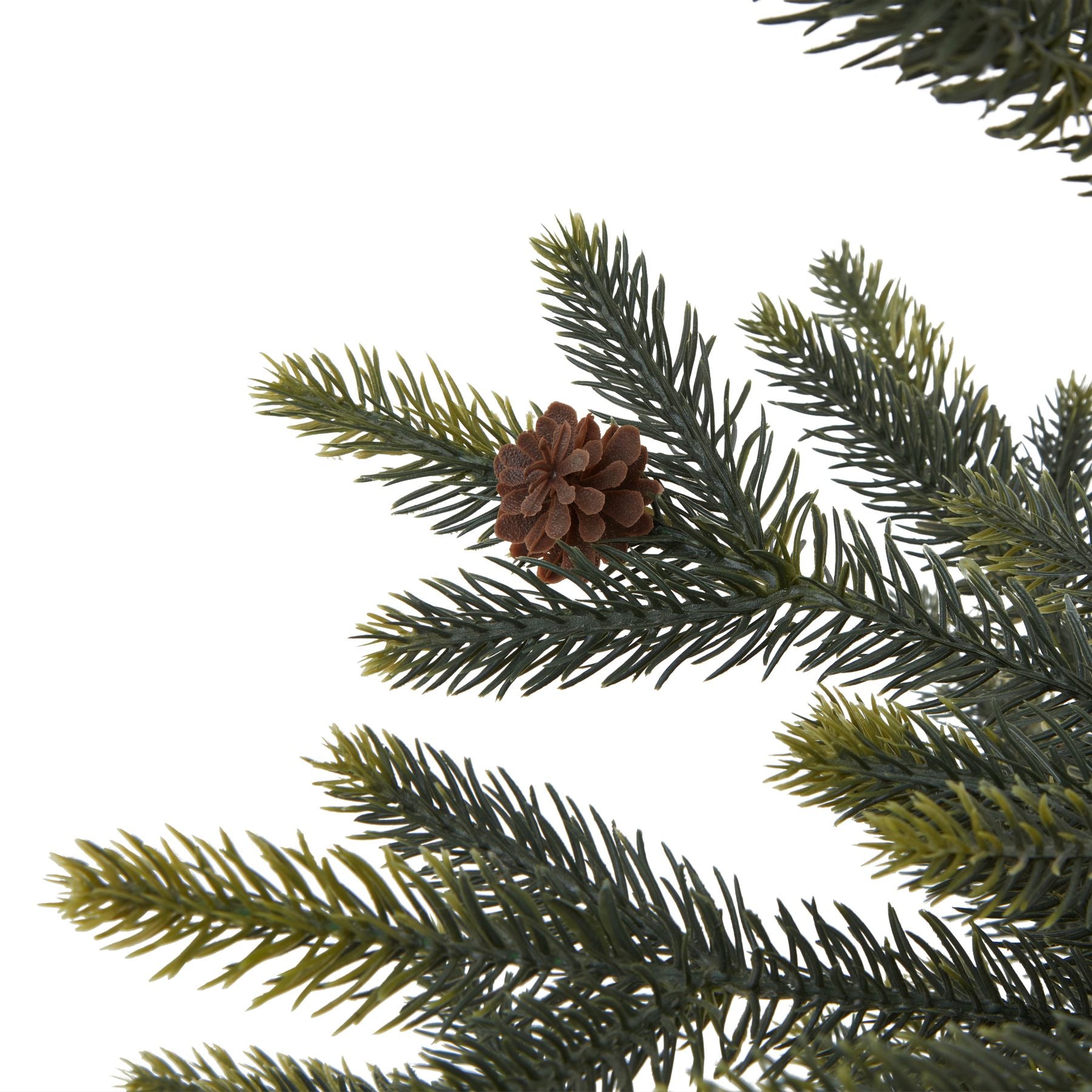 Spruce Tree With Wicker Basket