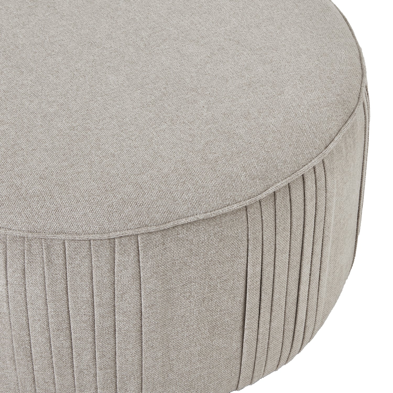 Lily Ottoman In Oatmeal Twill