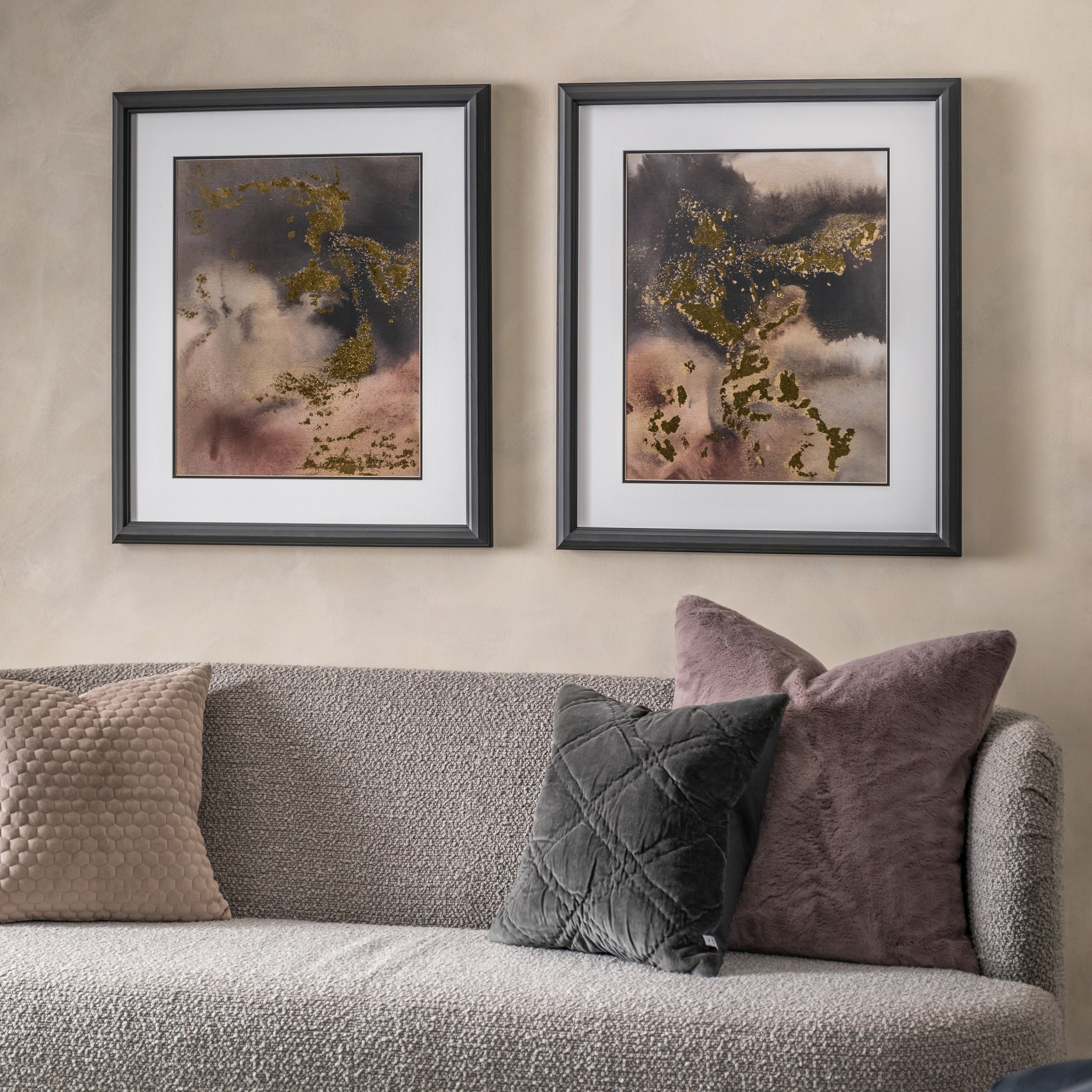 Evening Shimmer Framed Art Set of 2