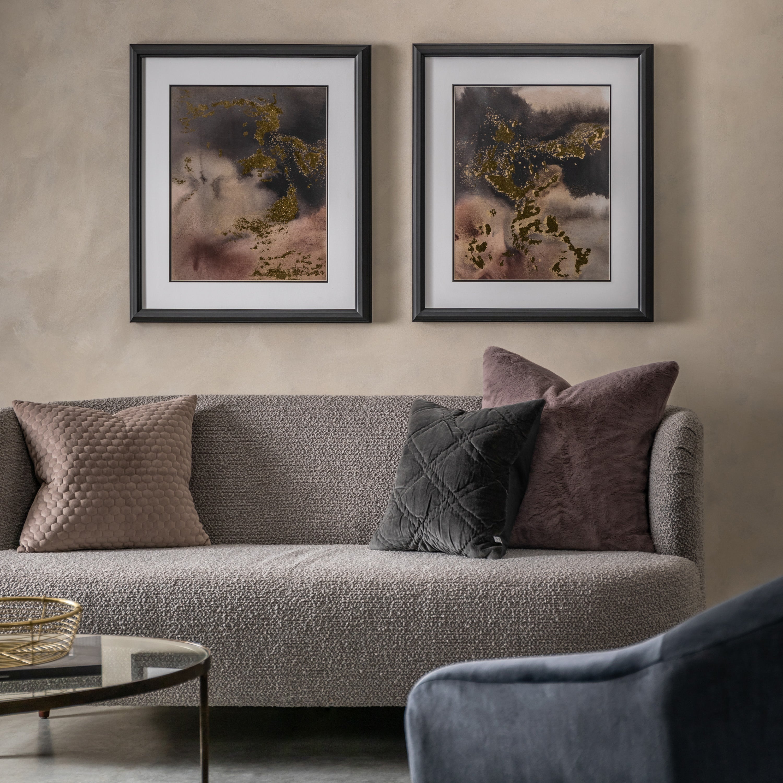 Evening Shimmer Framed Art Set of 2