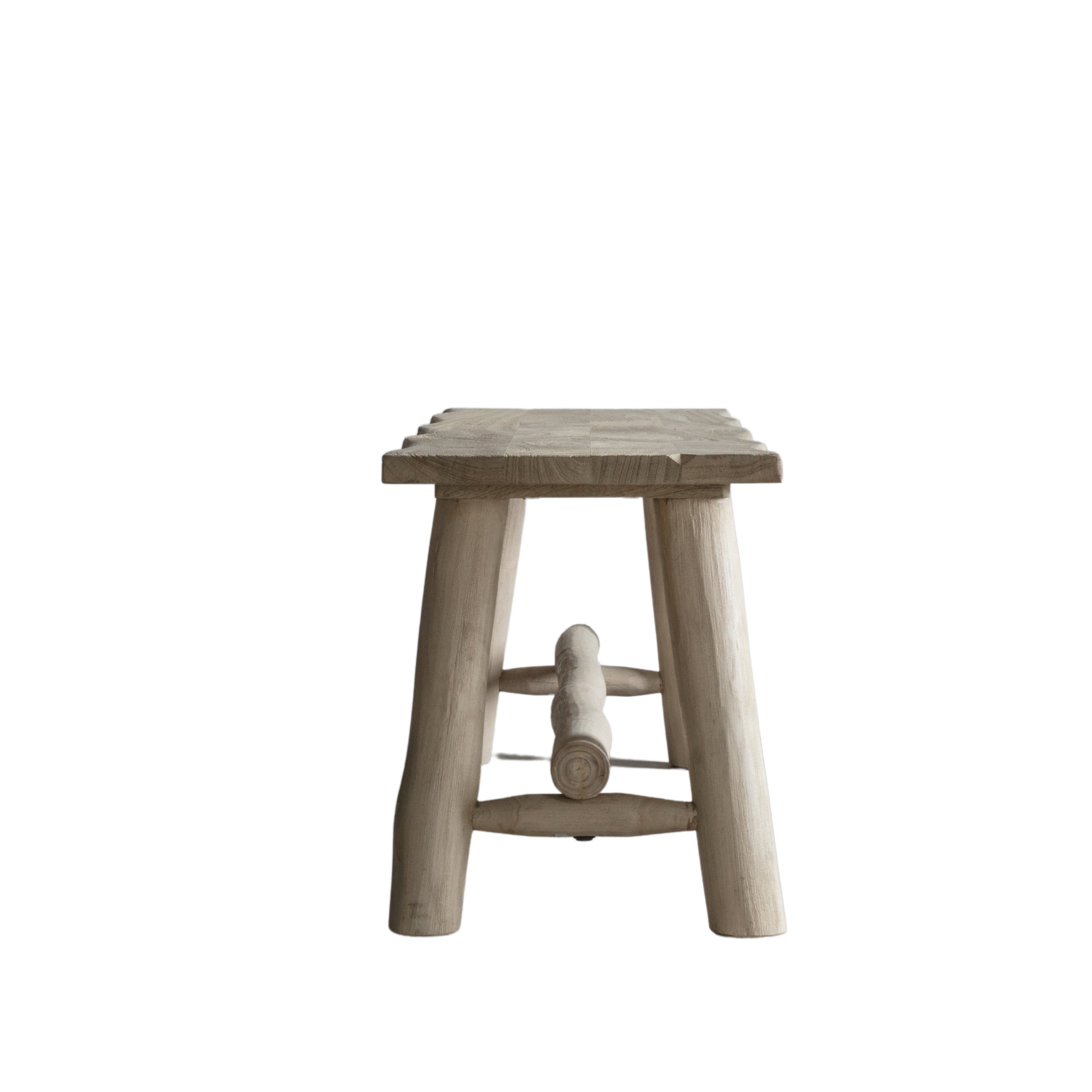 Bertam Natural Wood Bench Rustic - 2 Sizes