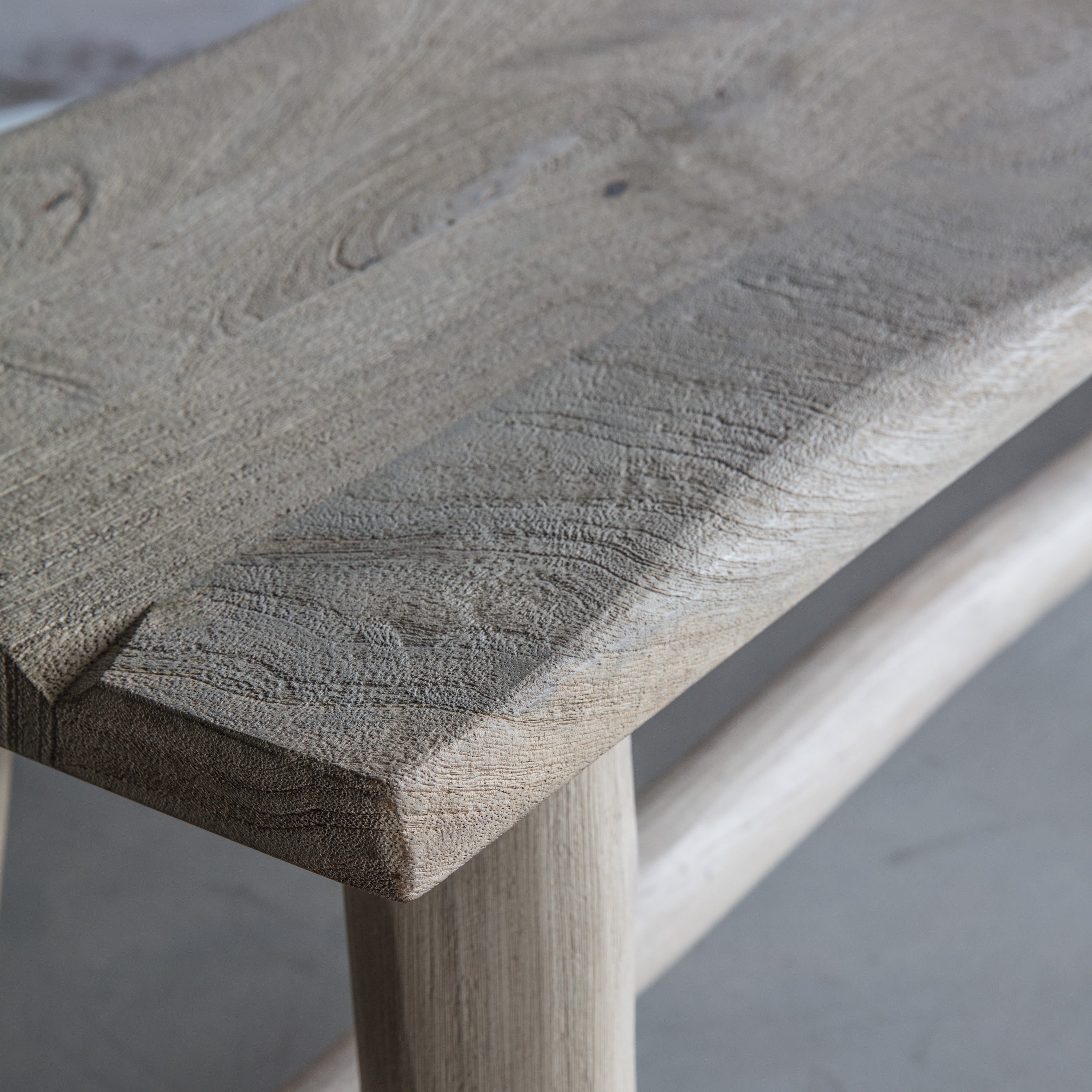 Bertam Natural Wood Bench Rustic - 2 Sizes