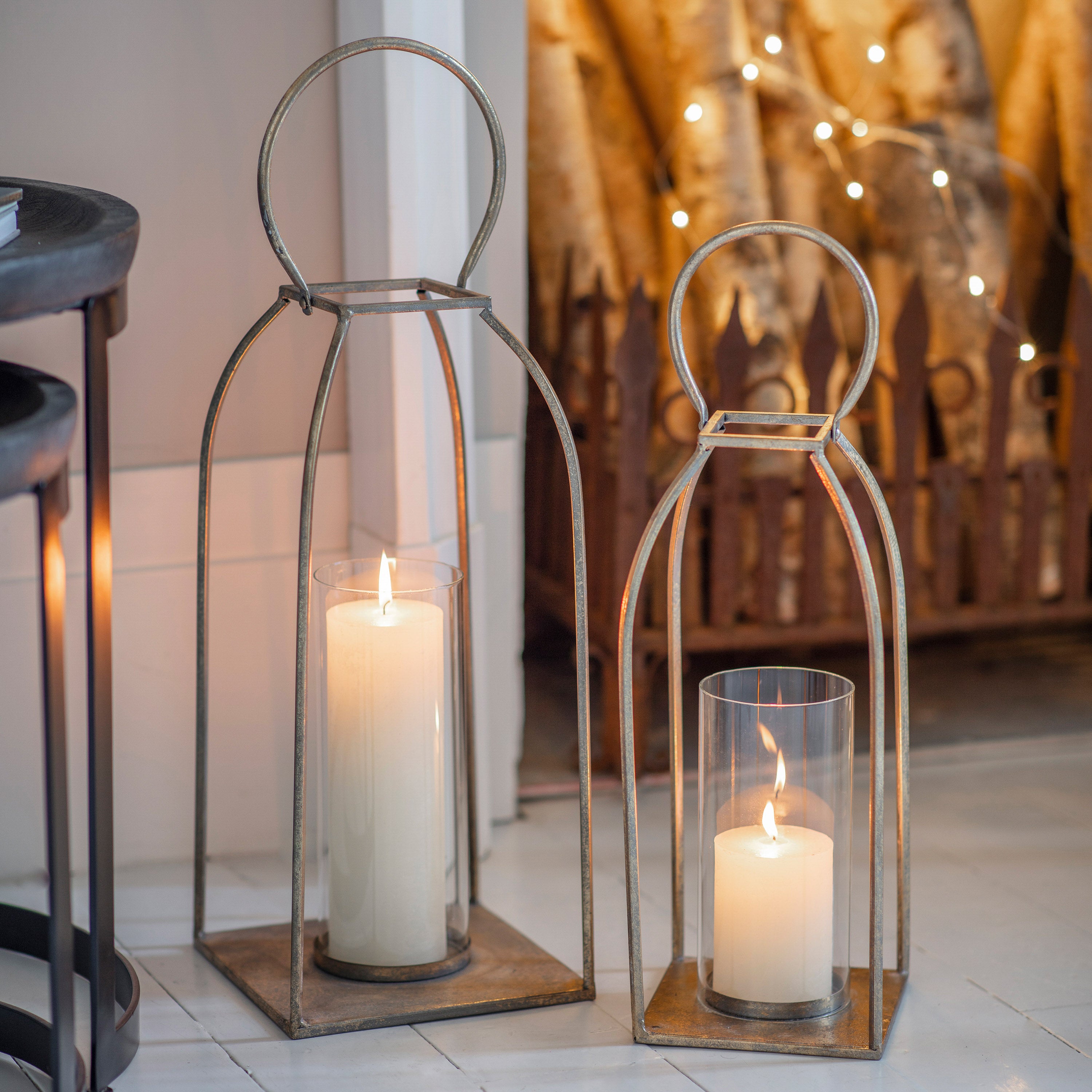 Coram Lantern Antique Gold - 2 Colours & Sizes