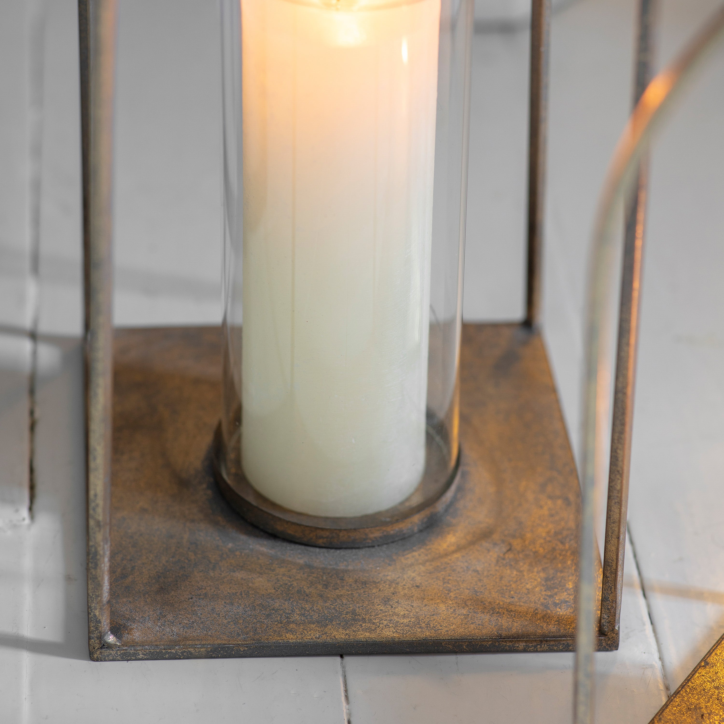 Coram Lantern Antique Gold - 2 Colours & Sizes