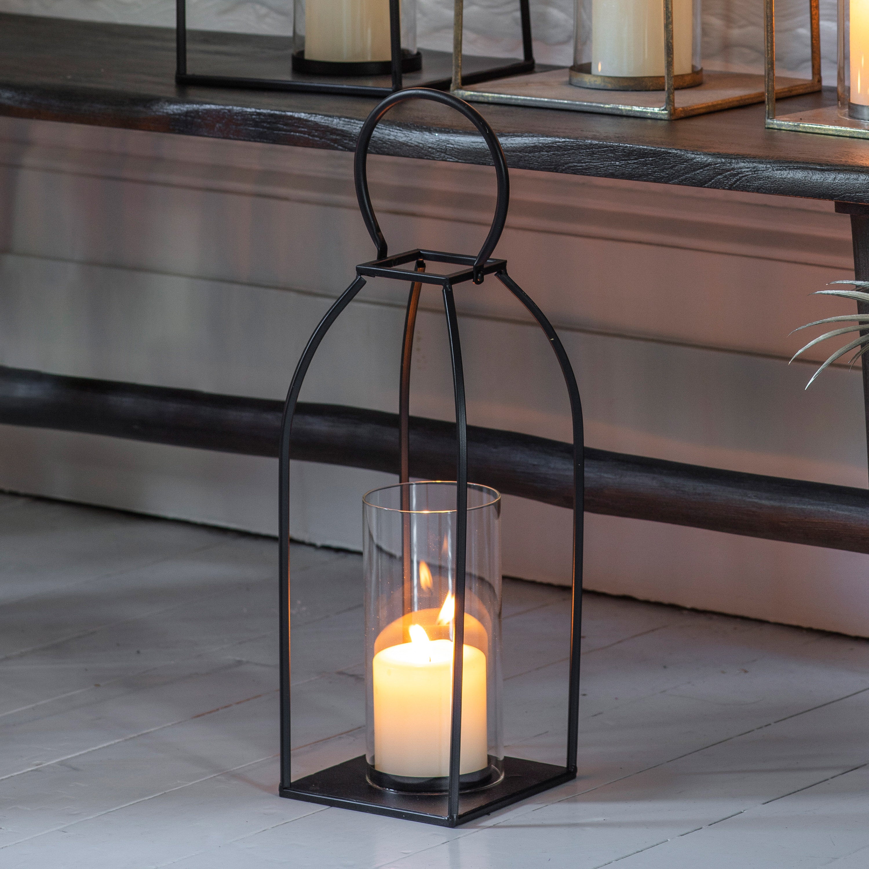 Coram Lantern Antique Gold - 2 Colours & Sizes