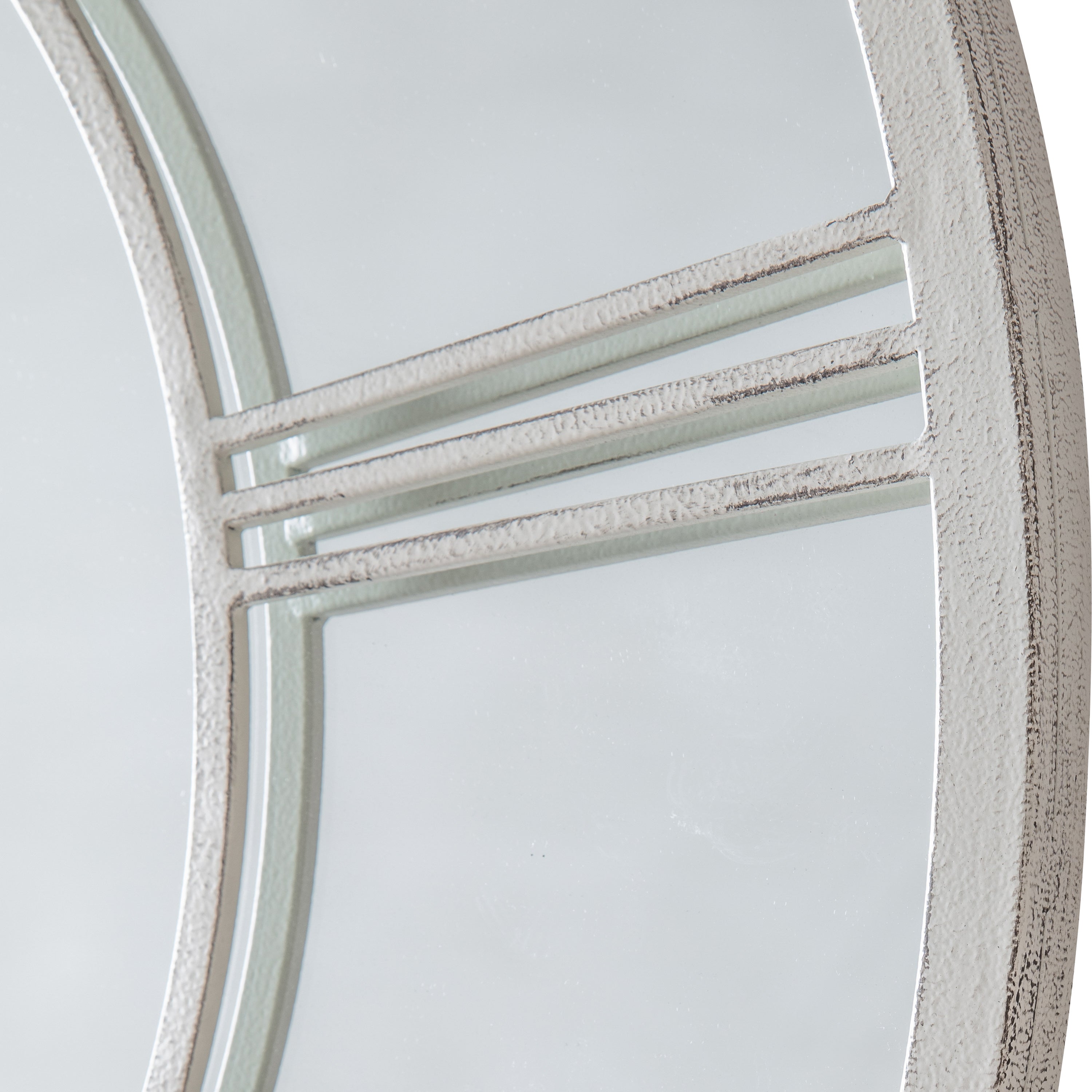 Opulence Mirror Distressed White - Indoor & outdoor
