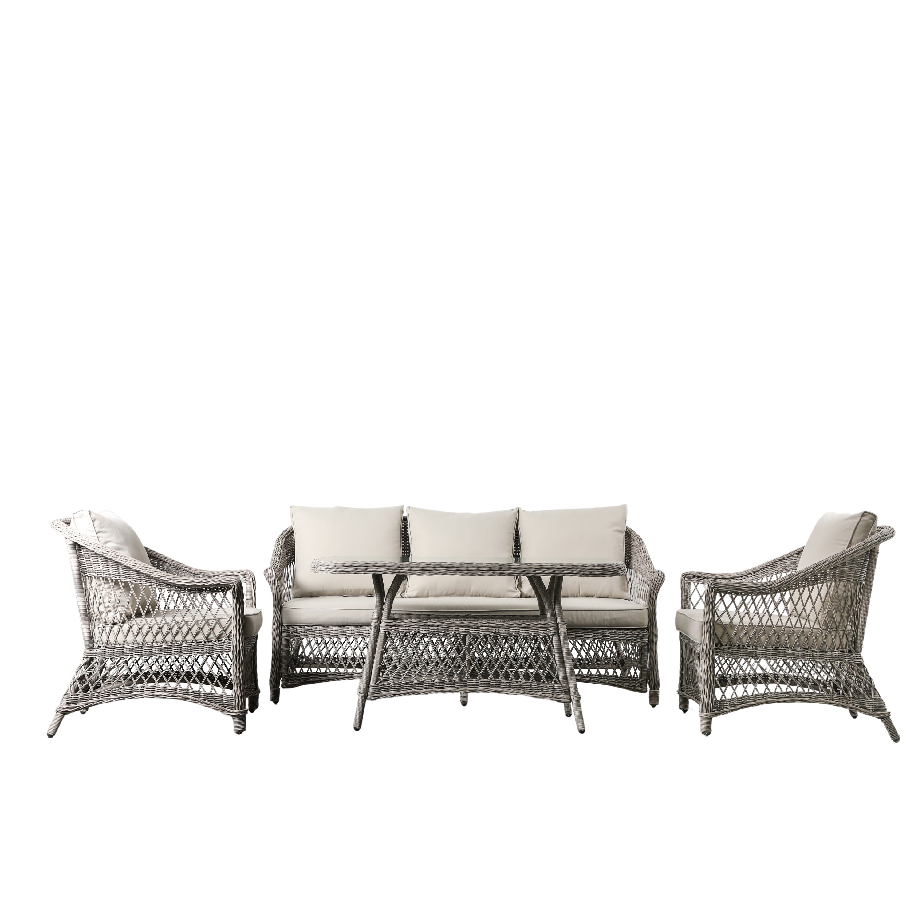 Elan Country Sofa Dining/Tea Set Stone