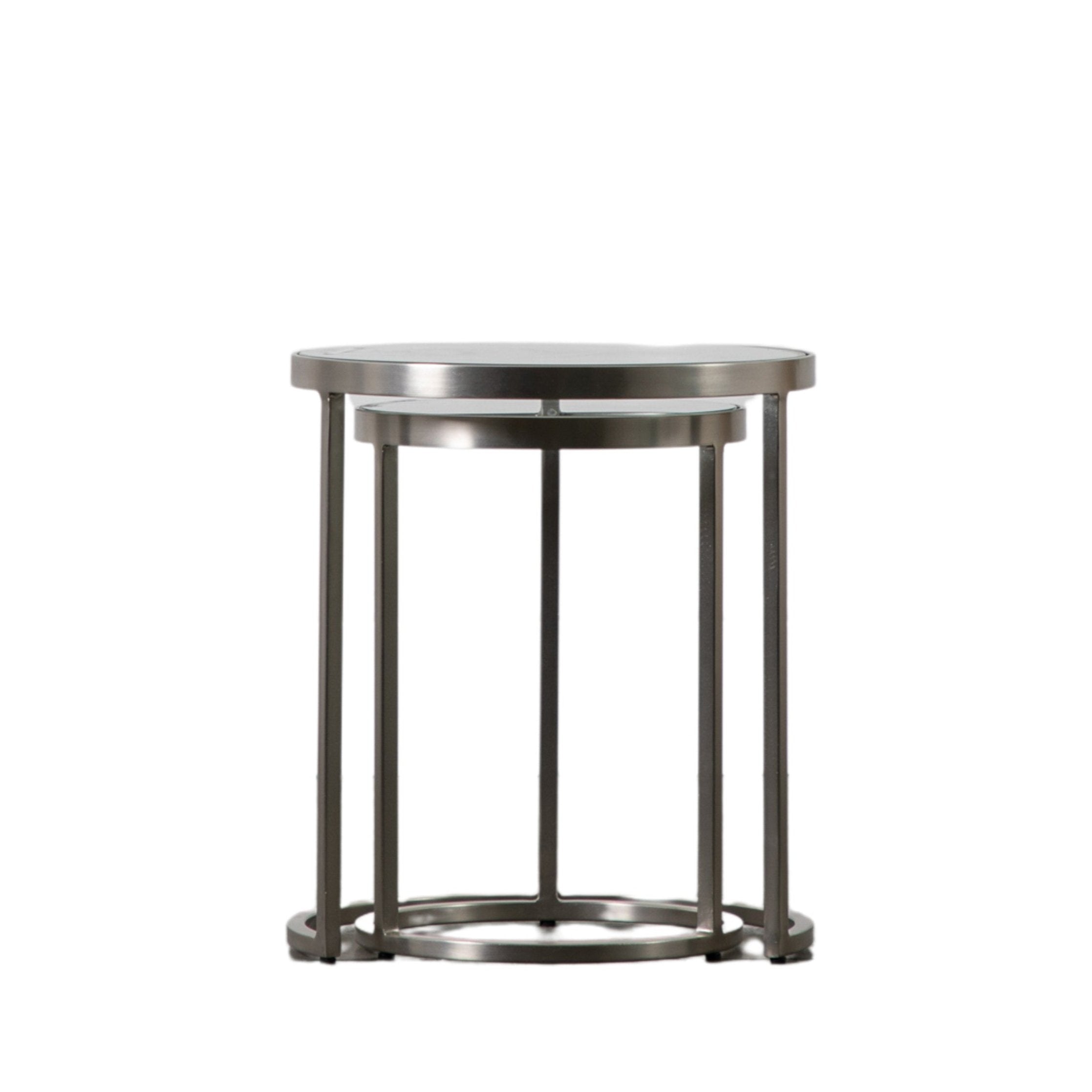 Rowe Nest of Two Tables Silver