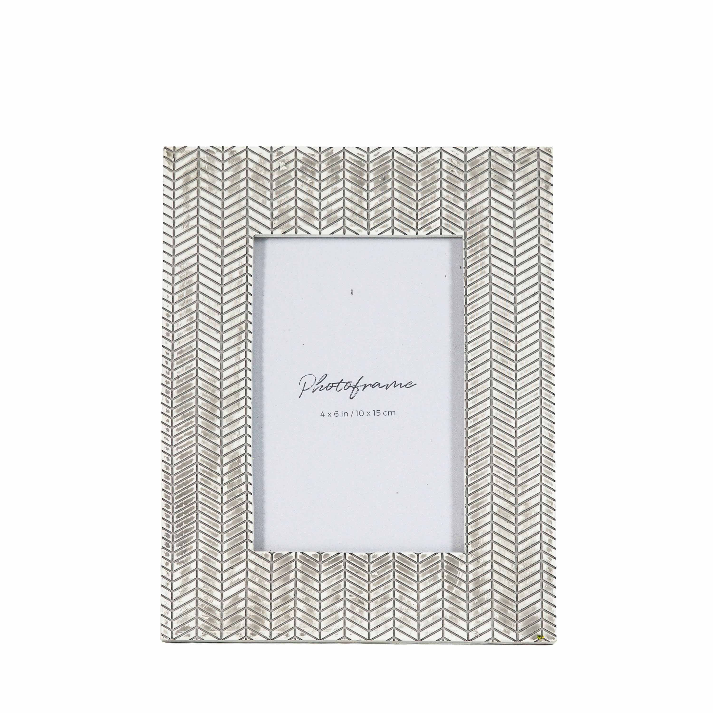 Manni Photo Frame Distressed Grey - 5x7/4x6
