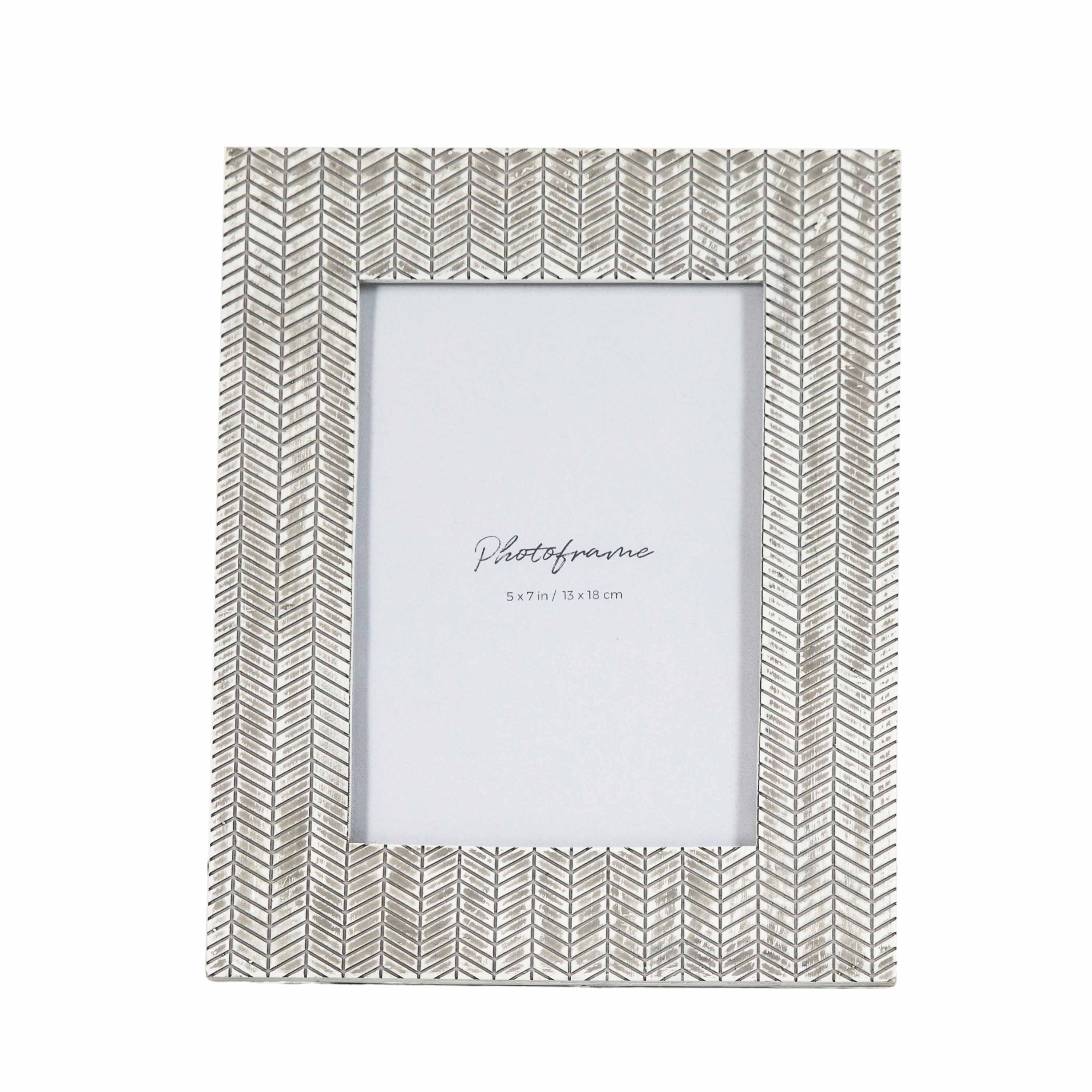 Manni Photo Frame Distressed Grey - 5x7/4x6