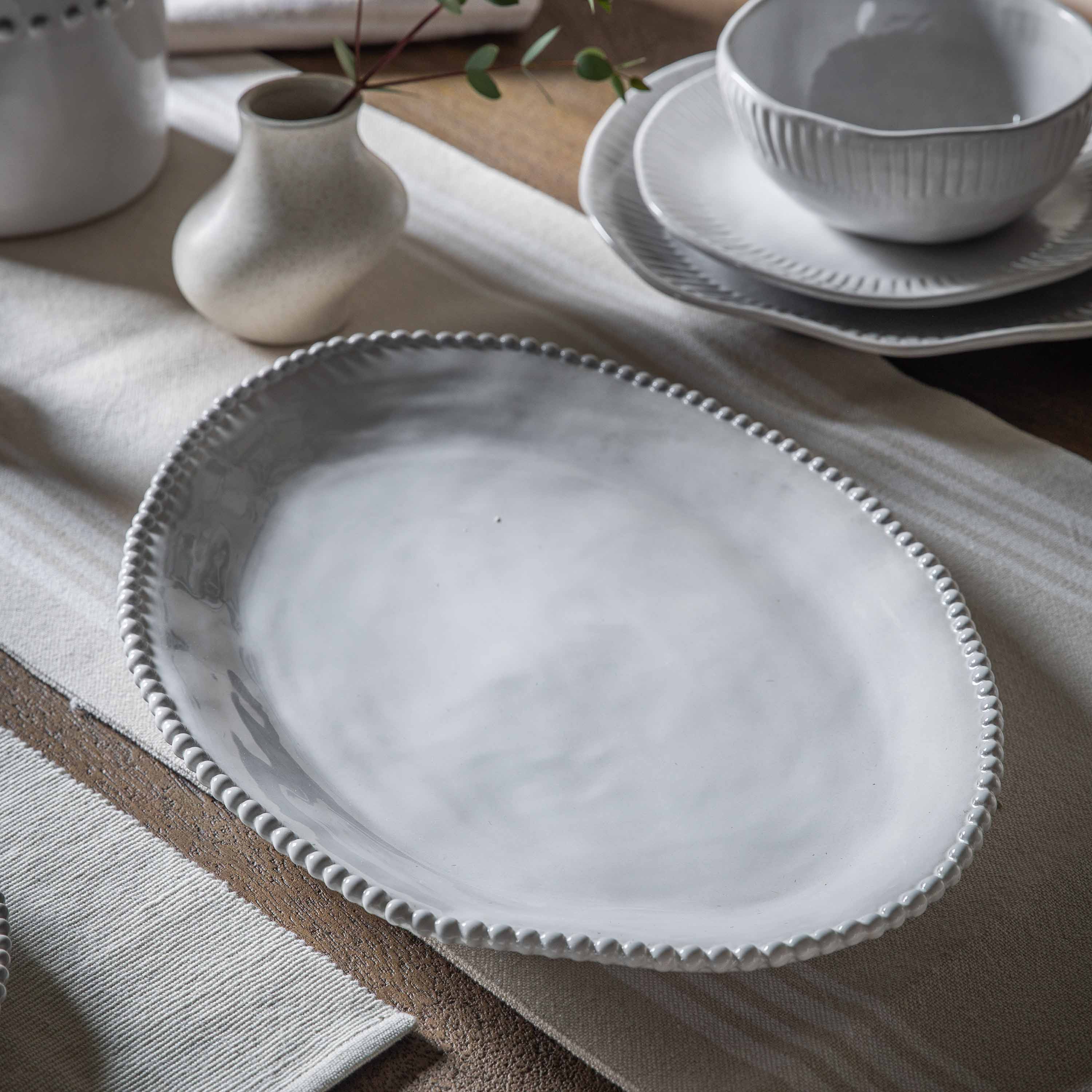 Crockery Organic Beaded - 7 Pieces