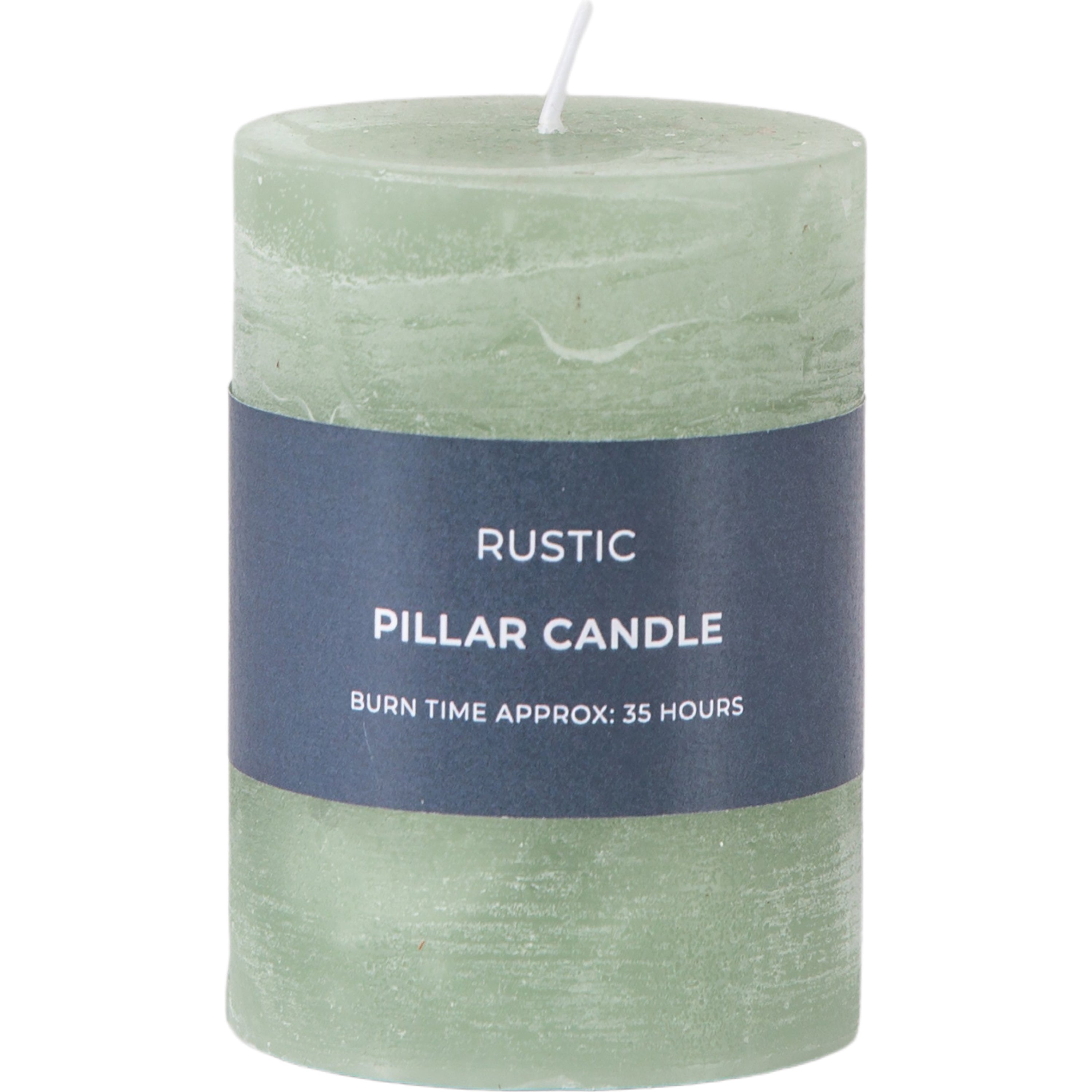 Pillar Candle Rustic Sage - 4 Sizes