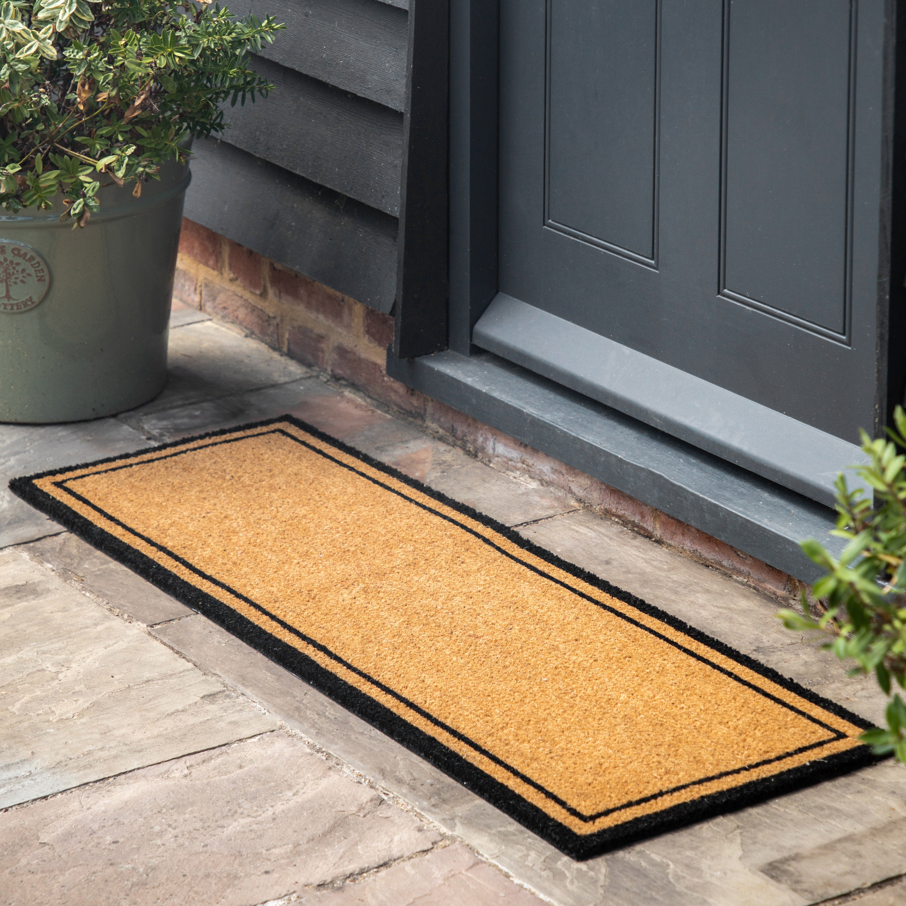 Elegant Coir Double Doormat 400x1200mm