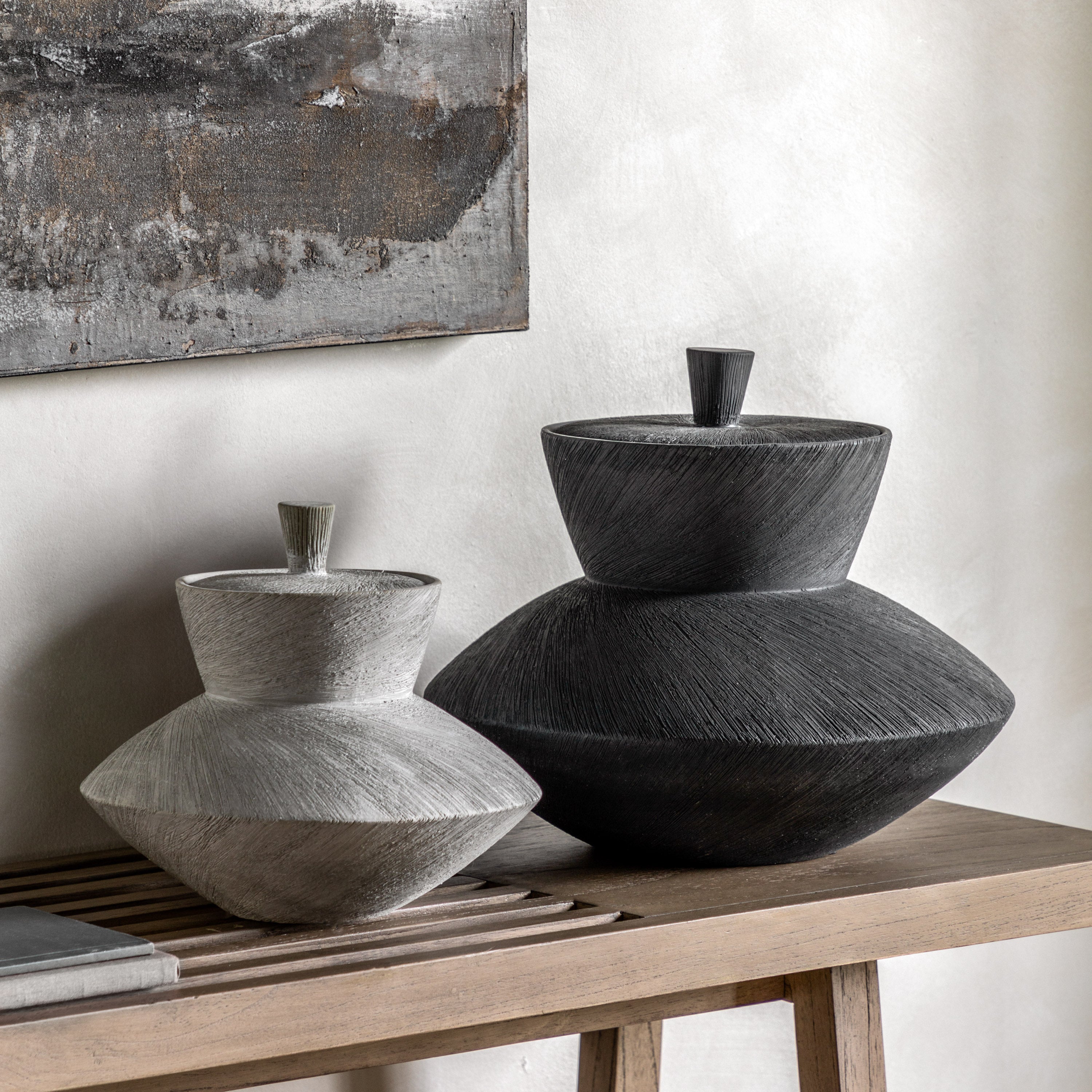 karim Jar Scratch Pebble Small 260x260x240mm
