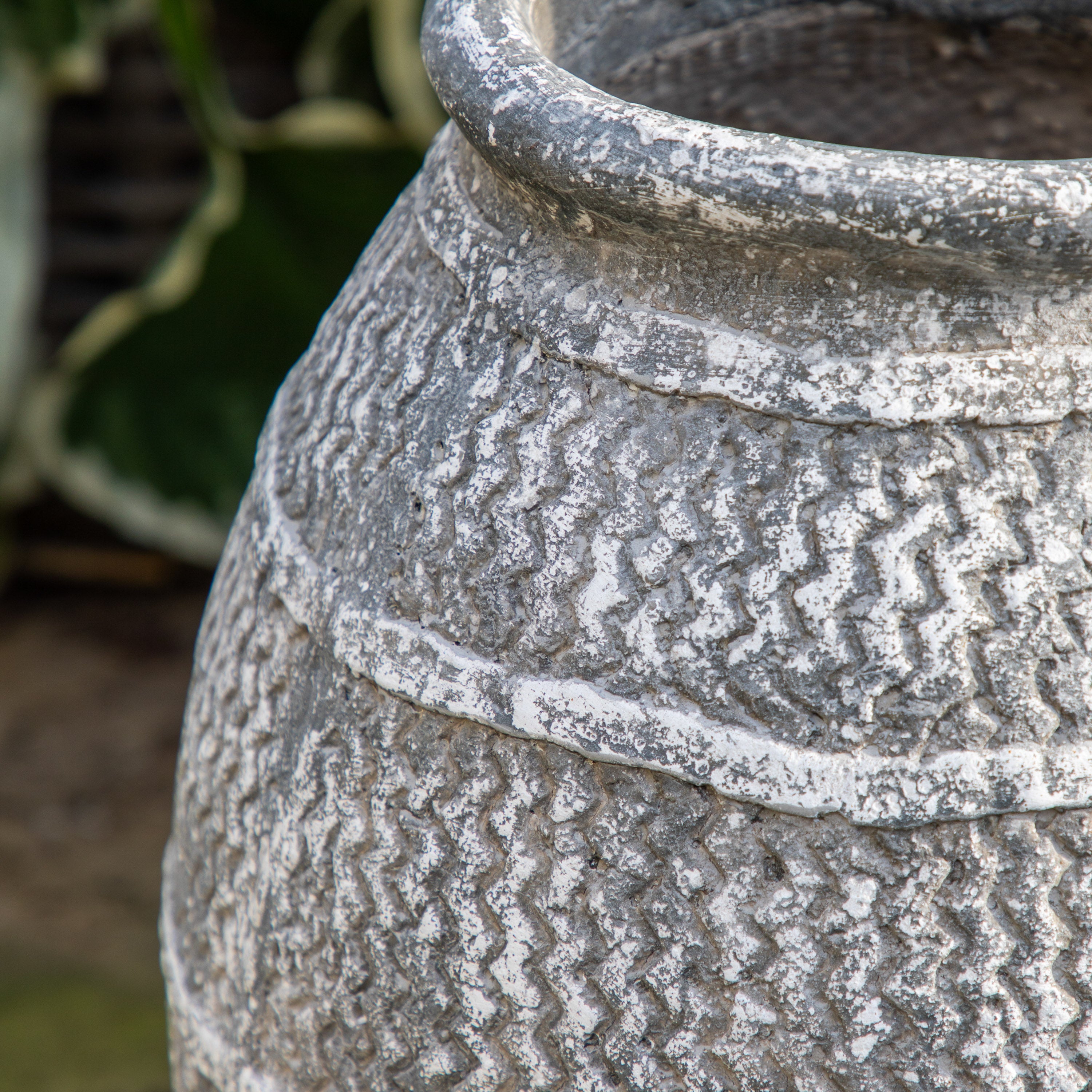 Eilat Vase Grey Antique - Small