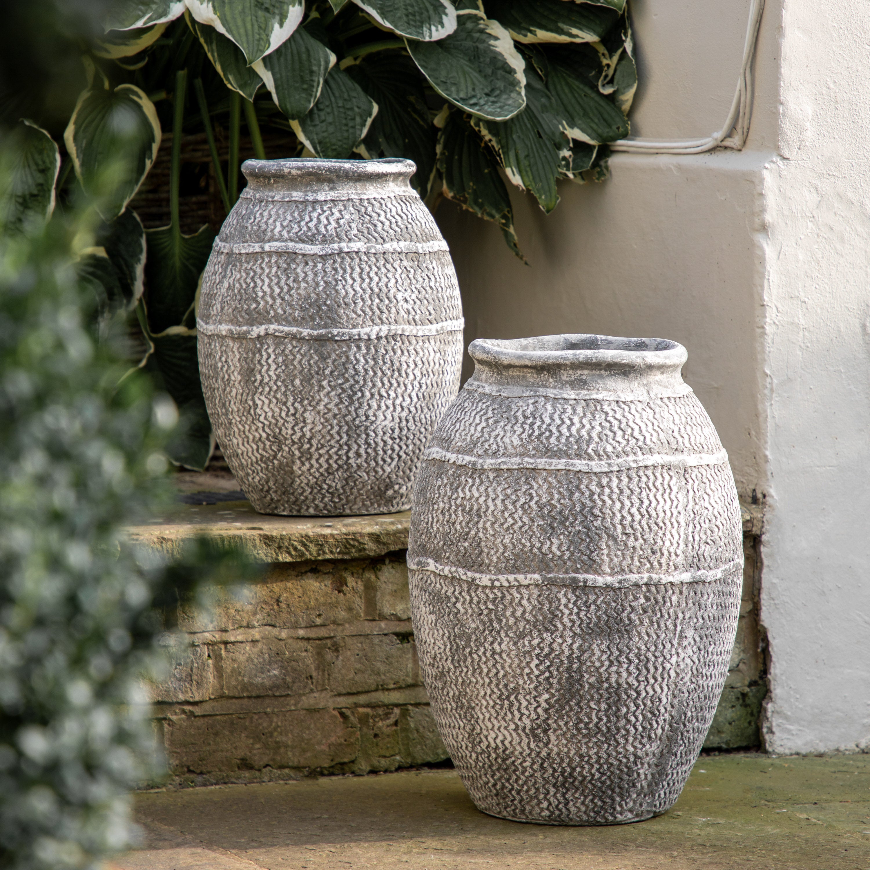 Eilat Vase Grey Antique - Large/Small