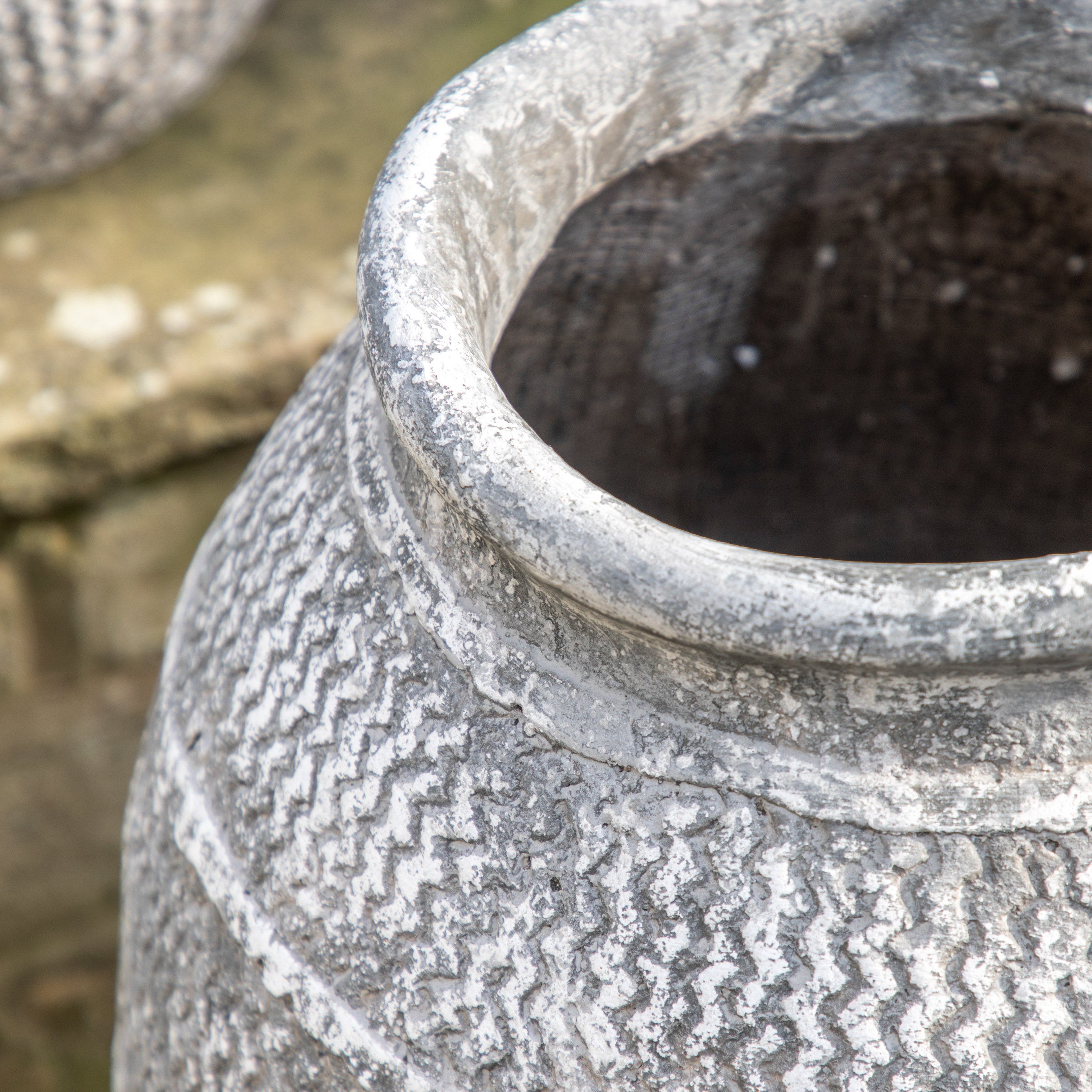 Eilat Vase Grey Antique - Large/Small