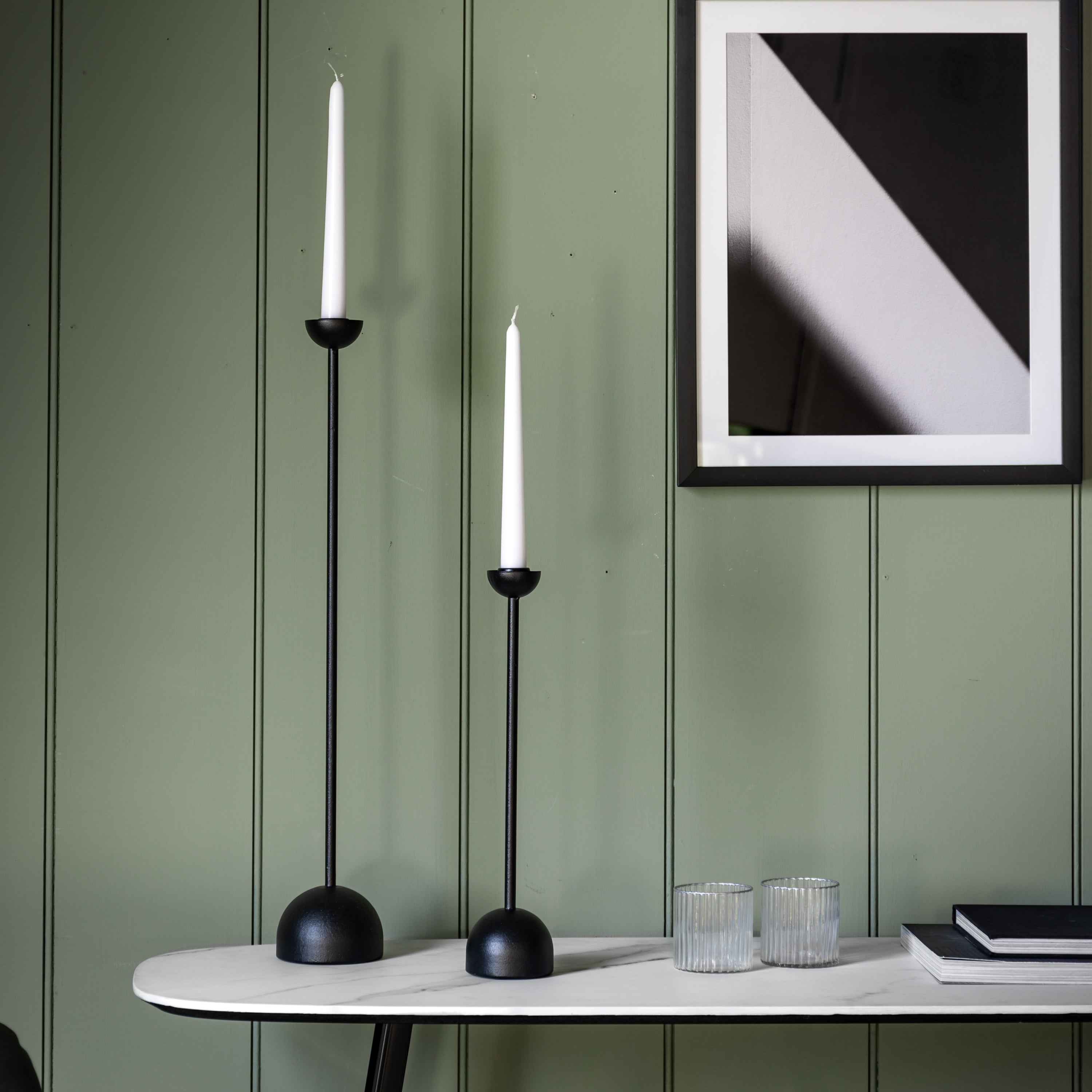 Roddy Candlestick Black - 2 Sizes