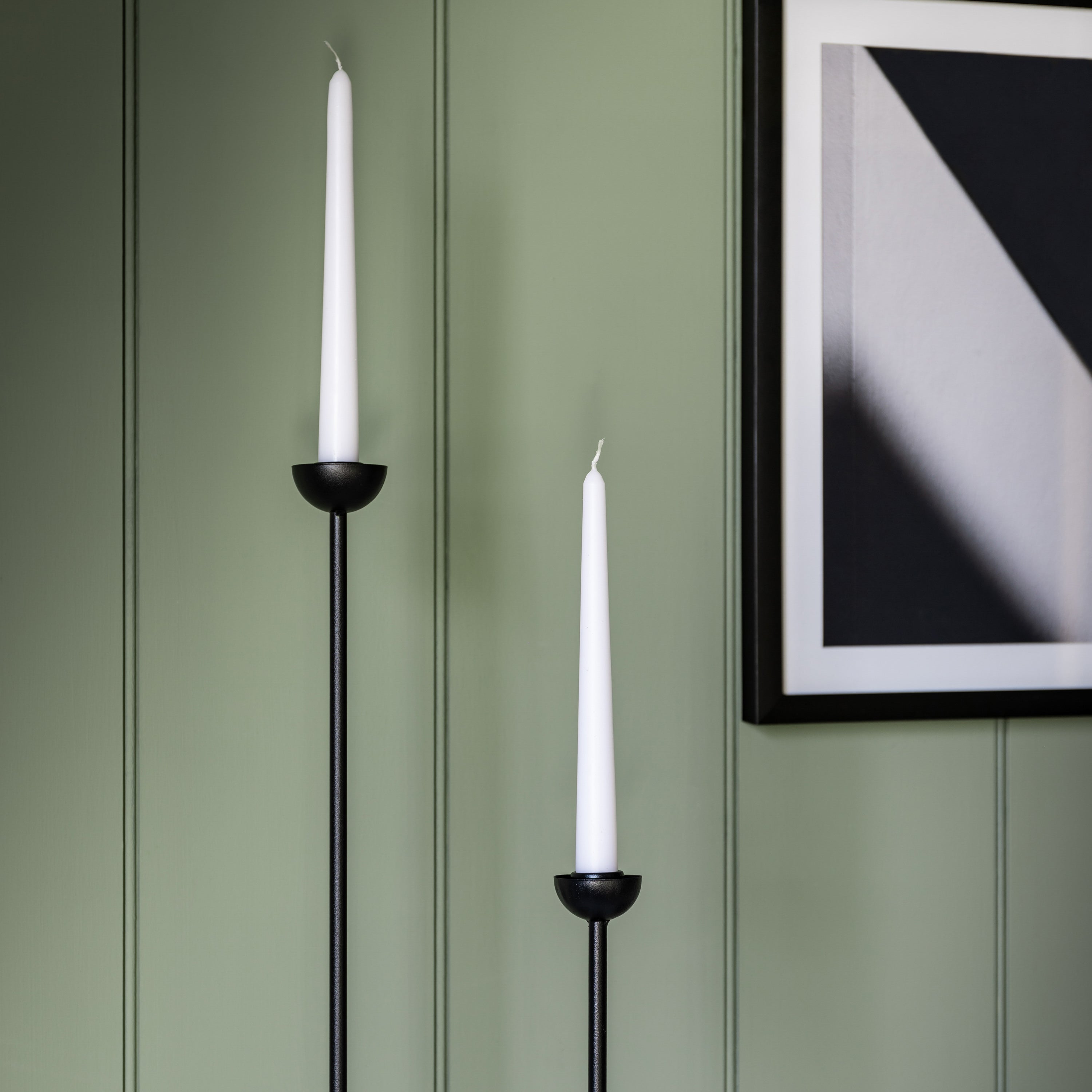 Roddy Candlestick Black - 2 Sizes
