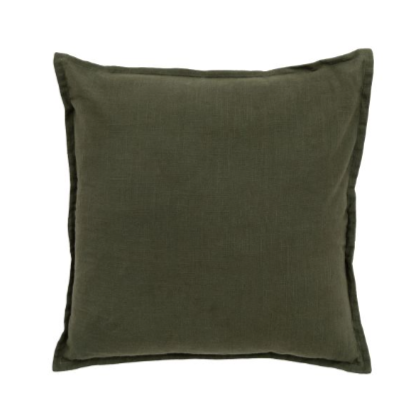 Khaki Linen Cushion