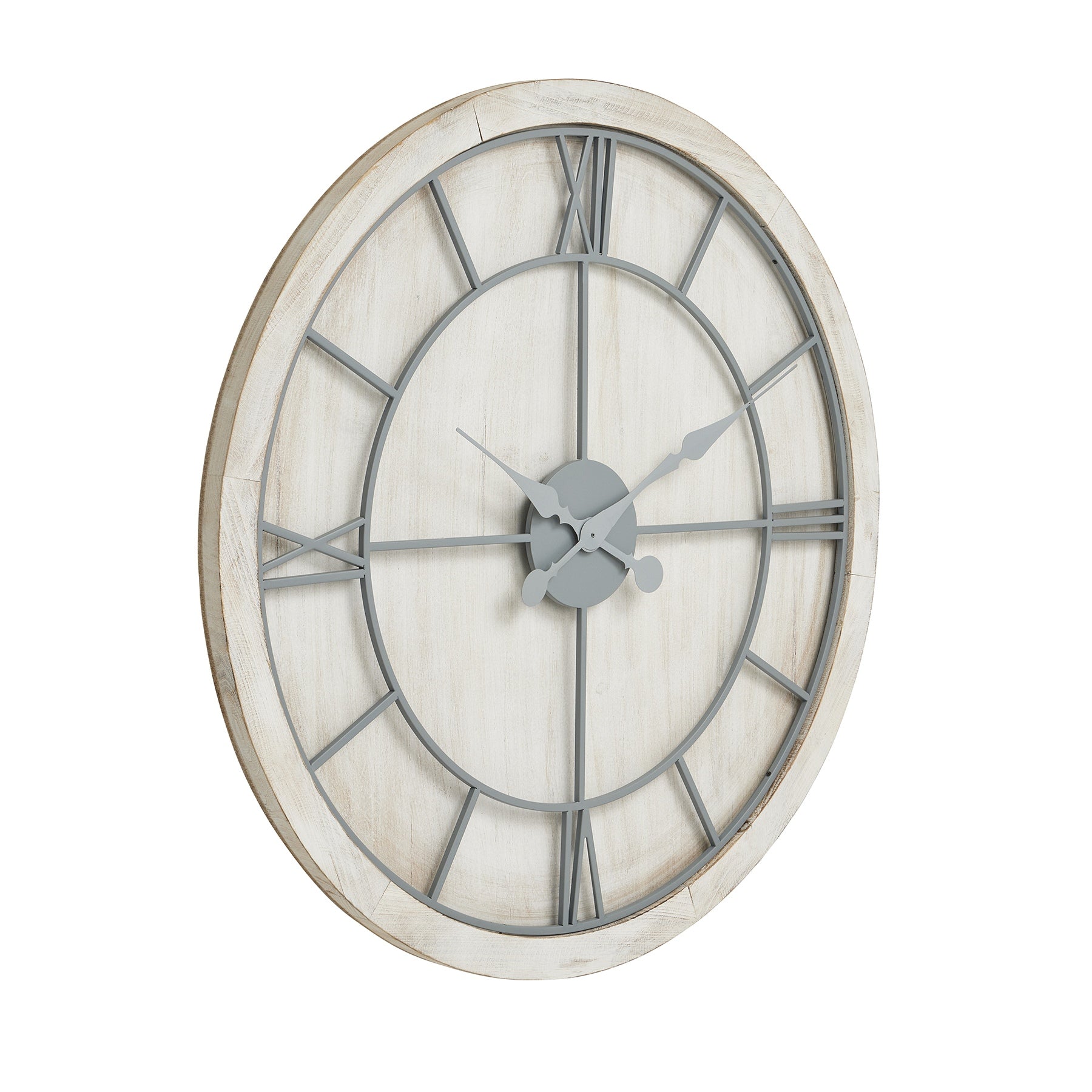Wellington White Large Wall Clock - 90cm
