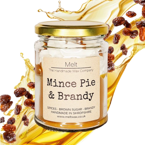 Melt Jam Jar Candle - Mince Pie & Brandy