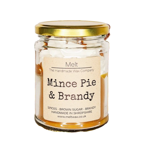 Melt Jam Jar Candle - Mince Pie & Brandy