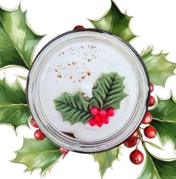 Melt Jam Jar Candle - Christmas Pudding