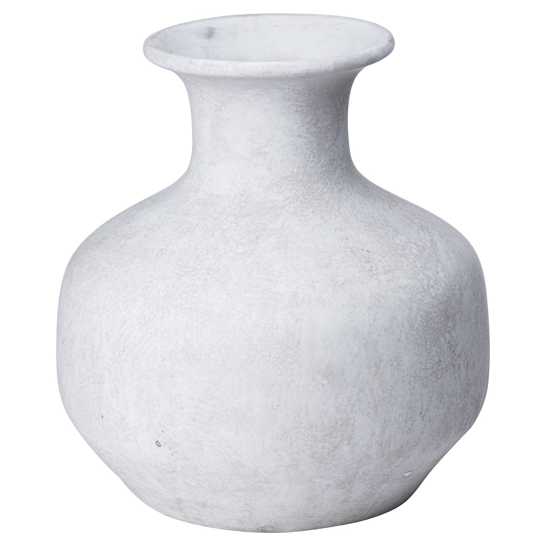 Clancy White Stone Vase Collection - Different Styles