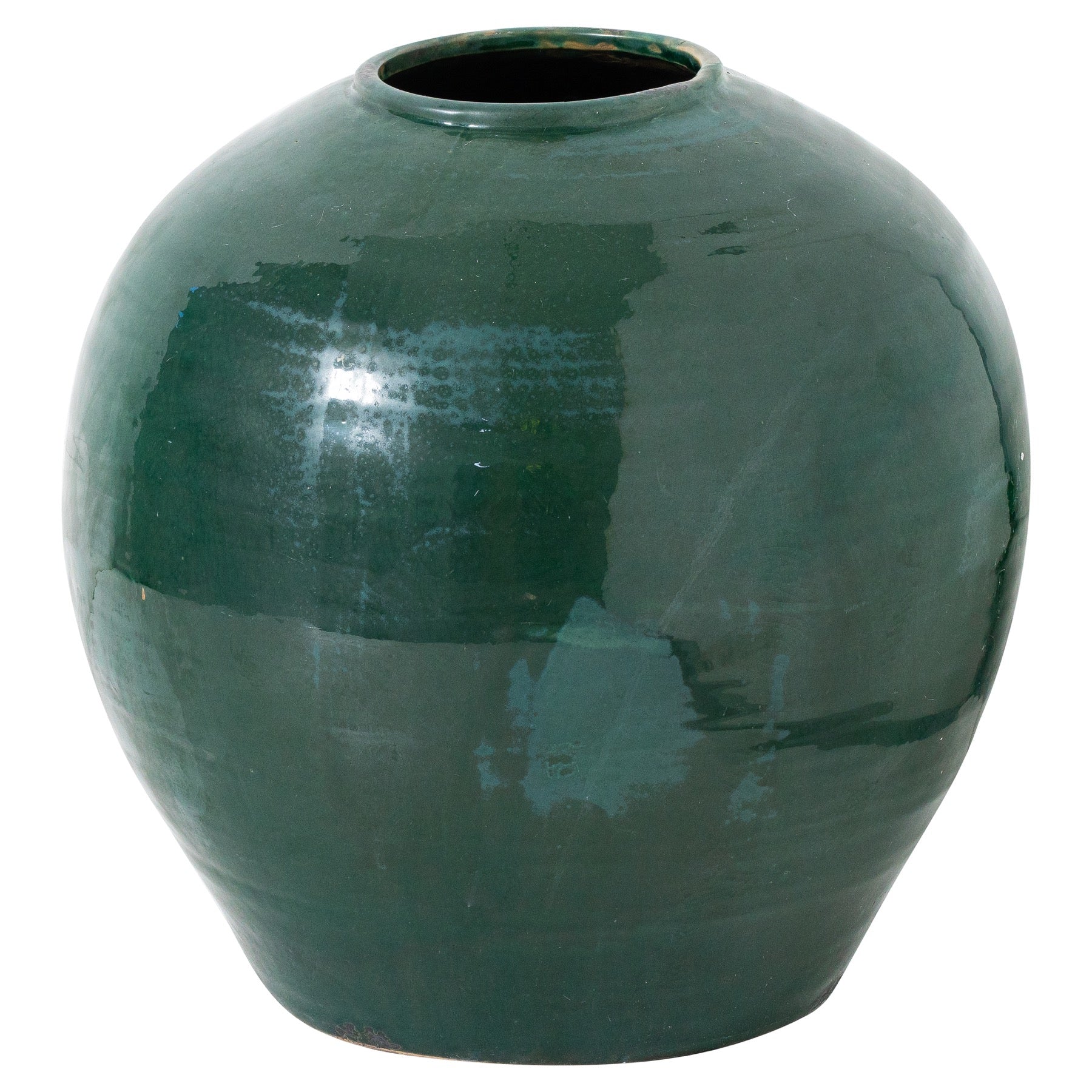 Garda Glazed Regola Vase - 38cm - White/Grey/Green