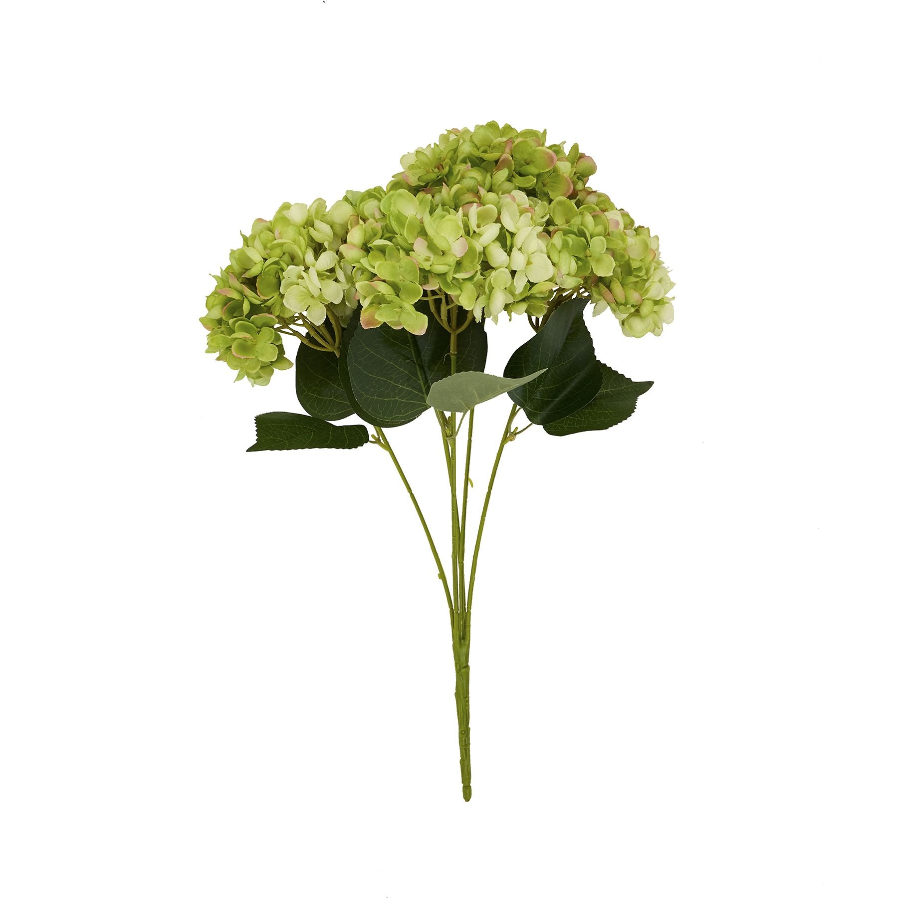 Faux Green Hydrangea Bunch