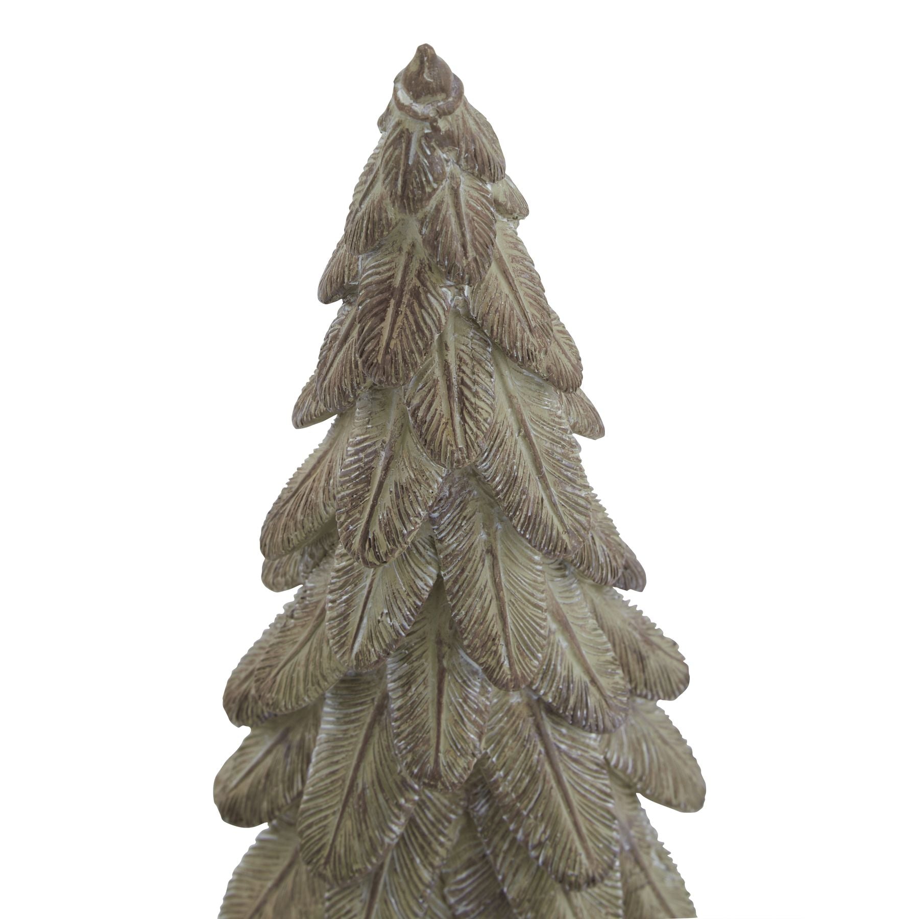 Natural Solid Wood Spruce Tree Sculpture - 3 Sizes