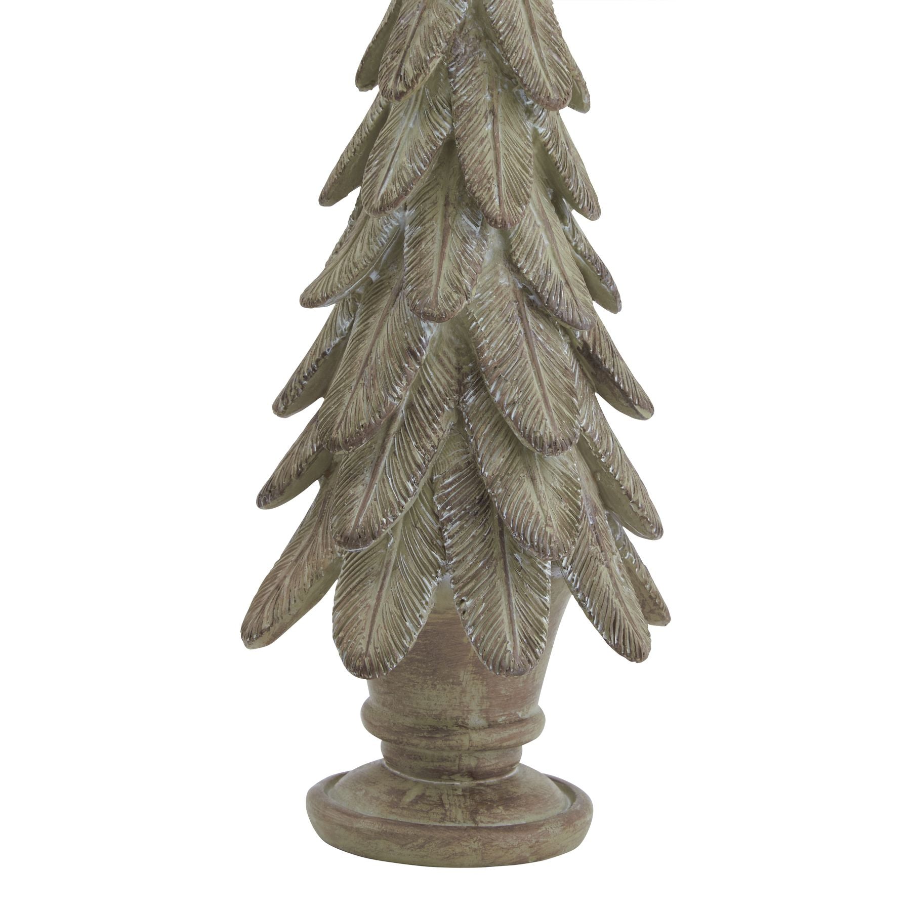 Natural Solid Wood Spruce Tree Sculpture - 3 Sizes