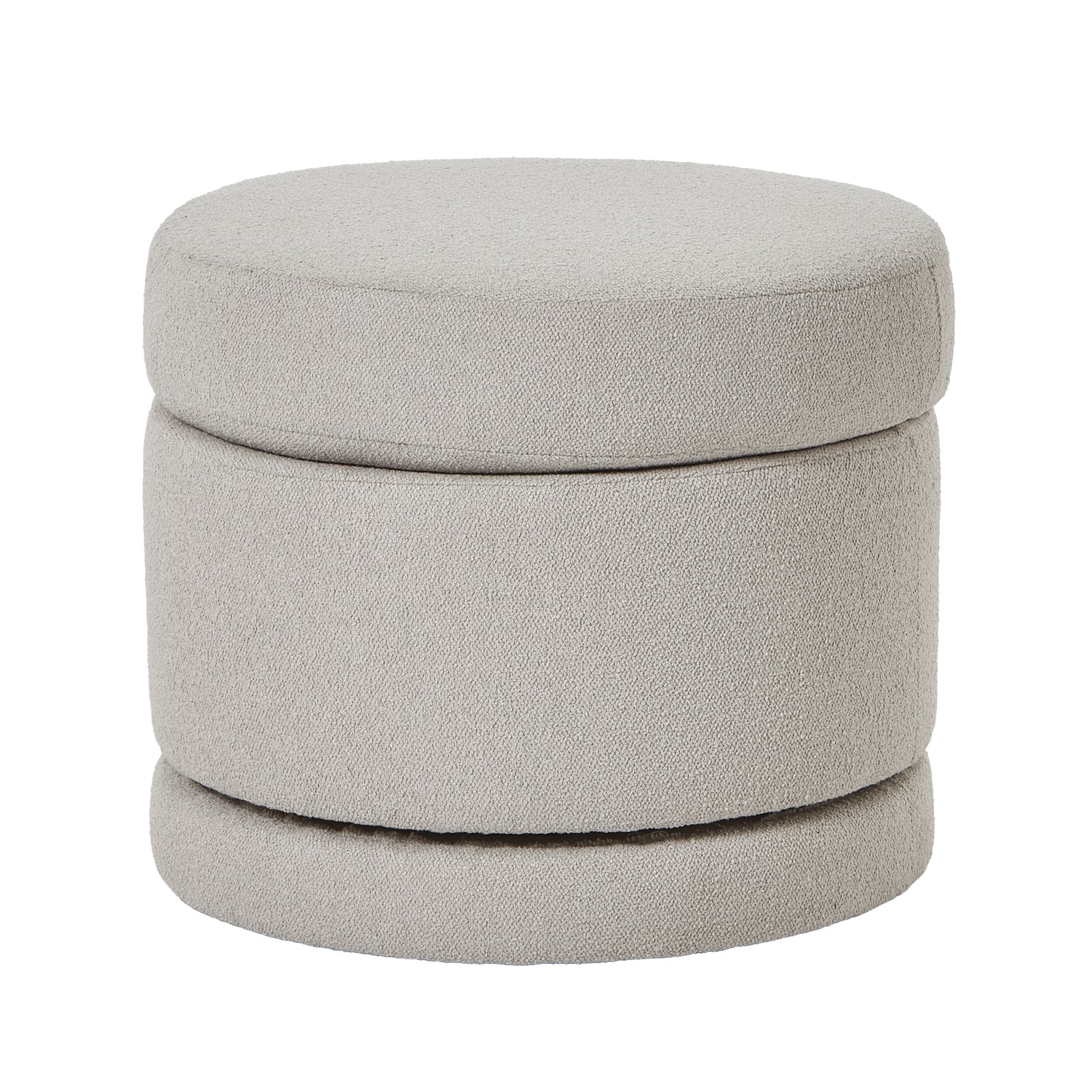 Aspen Boucle Swivel Ottoman