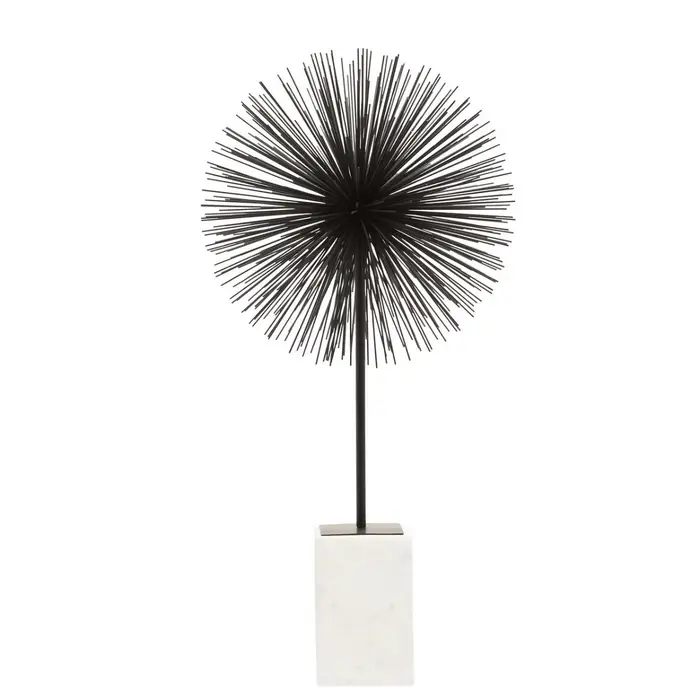 NIRANO BLACK FINISH STARBURST SCULPTURE