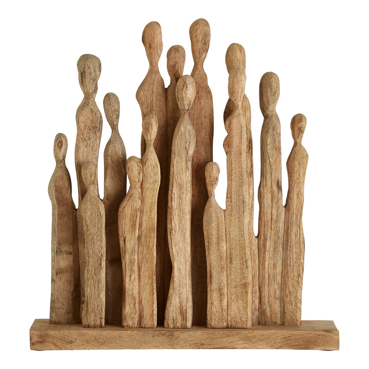 HARMONY GROUP WOODEN SCULPTURE