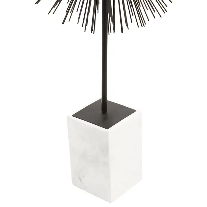 NIRANO BLACK FINISH STARBURST SCULPTURE