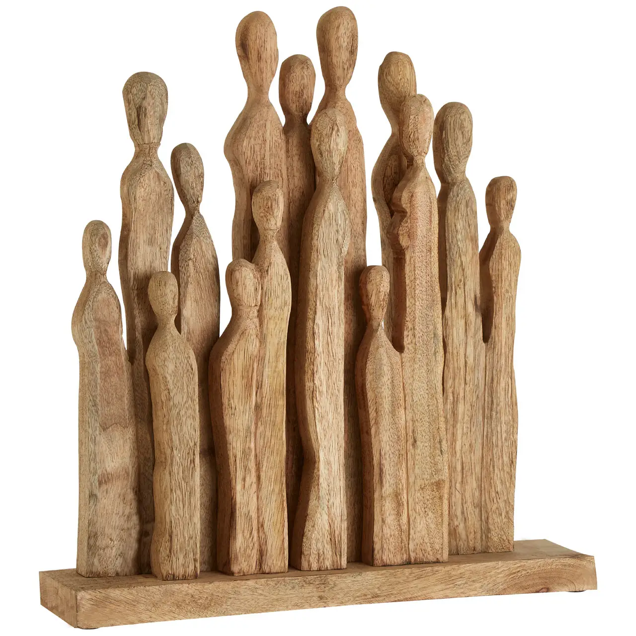 HARMONY GROUP WOODEN SCULPTURE