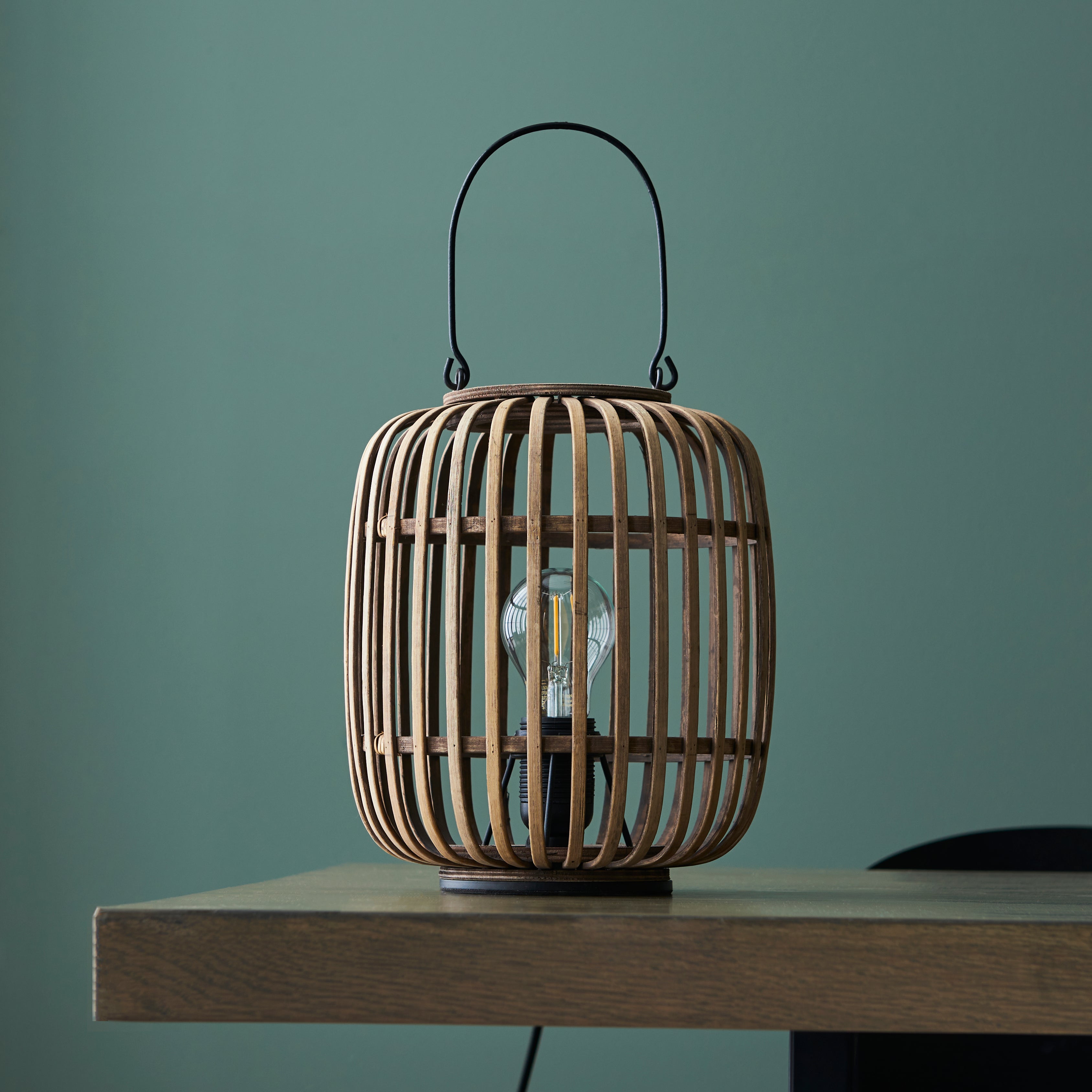 Mathias Table Lamp Natural Bamboo