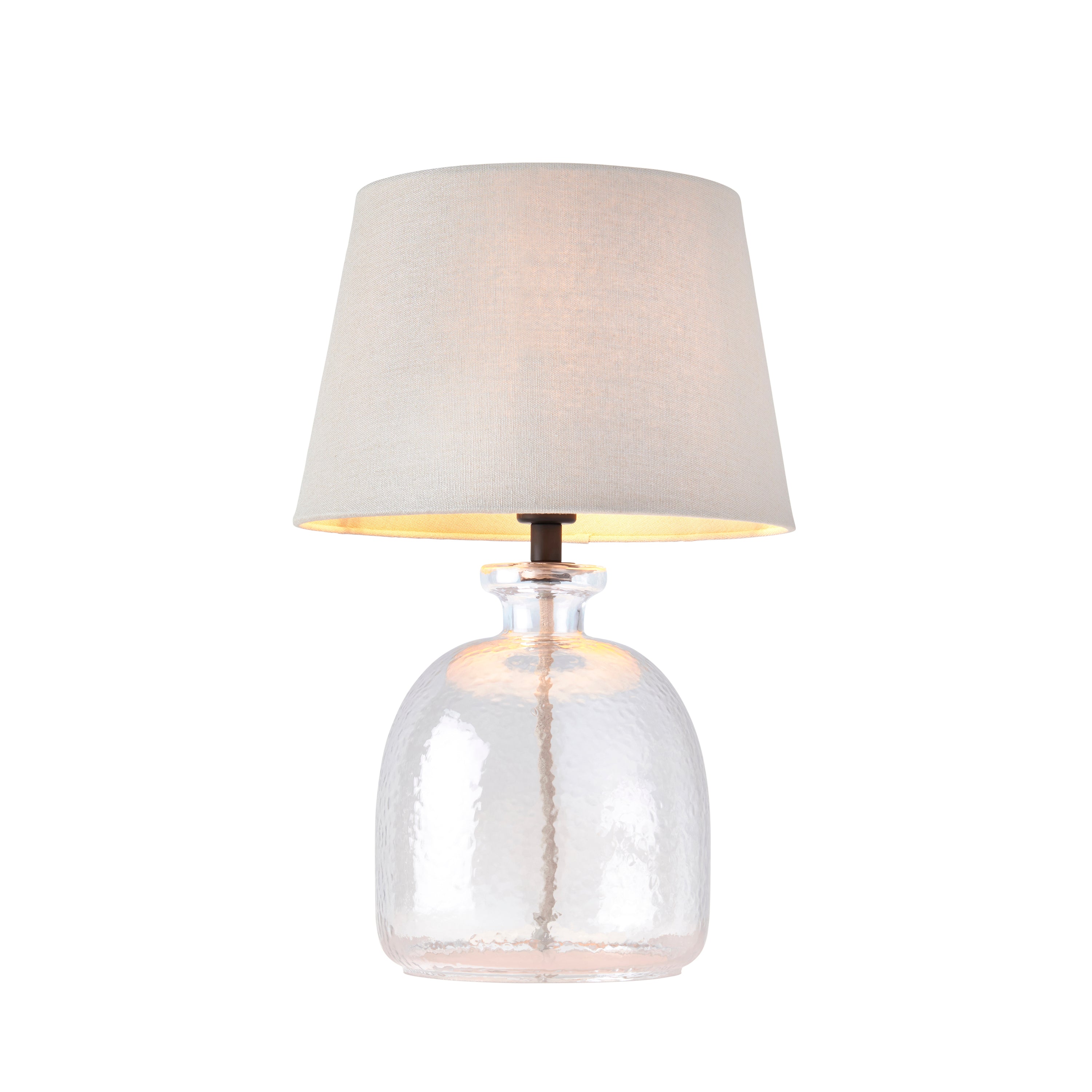 Calvo Table Lamp - Clear/Grey