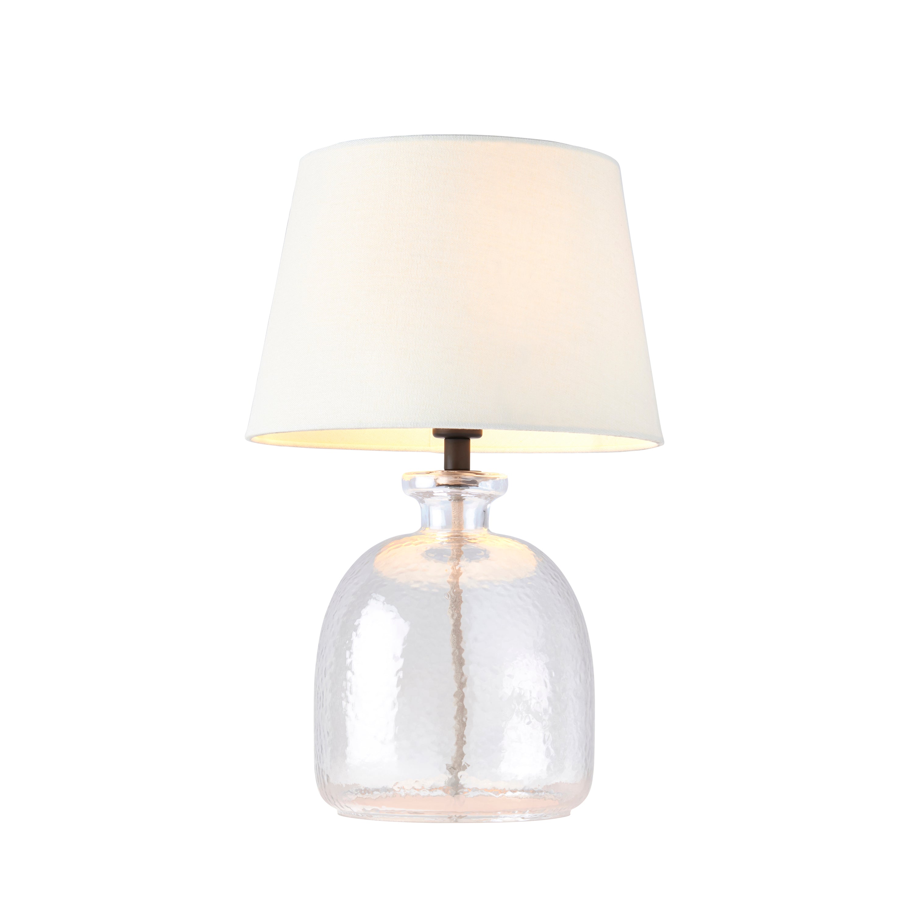 Calvo Table Lamp - Clear/Ivory