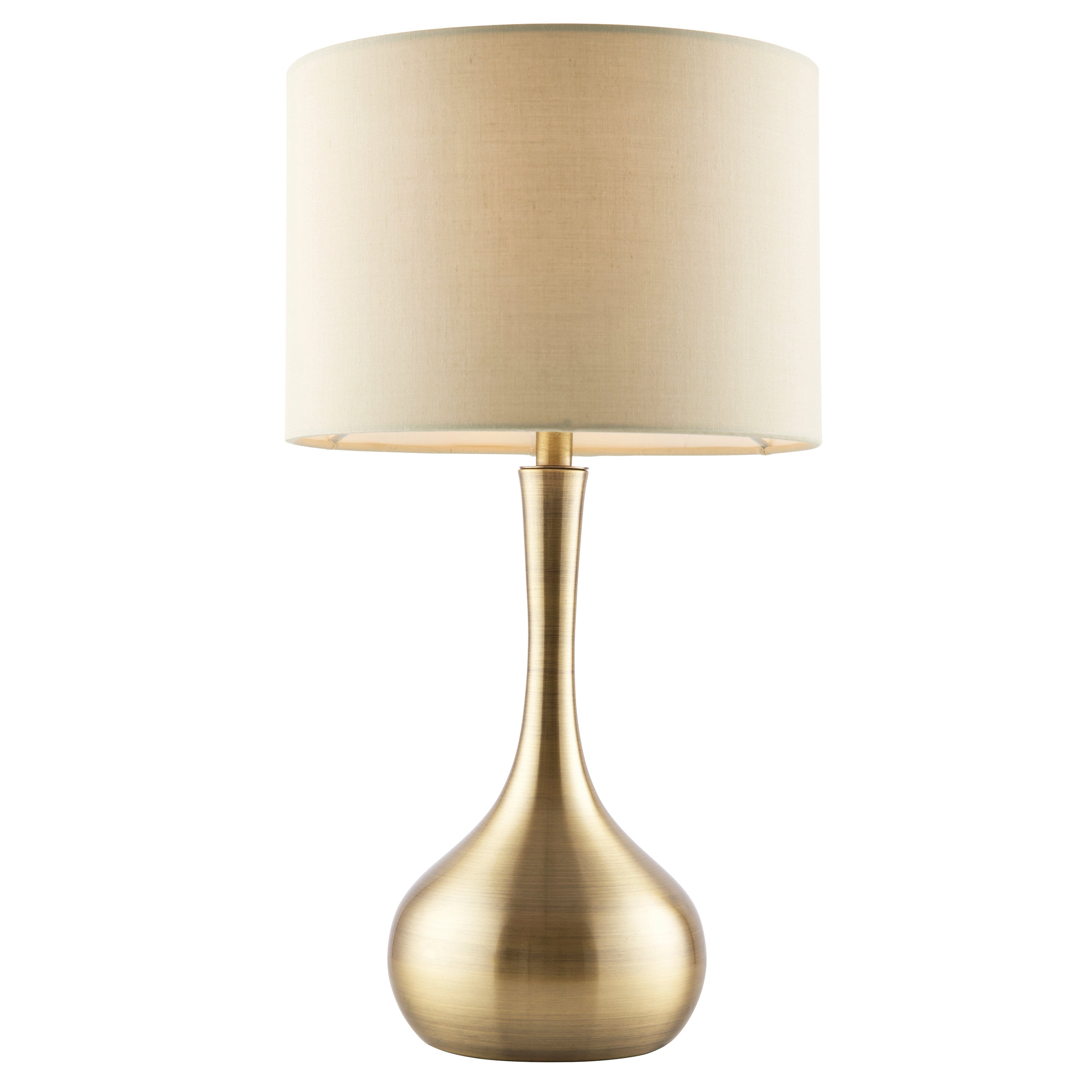 Karlet Table Lamp - Brass/Taupe