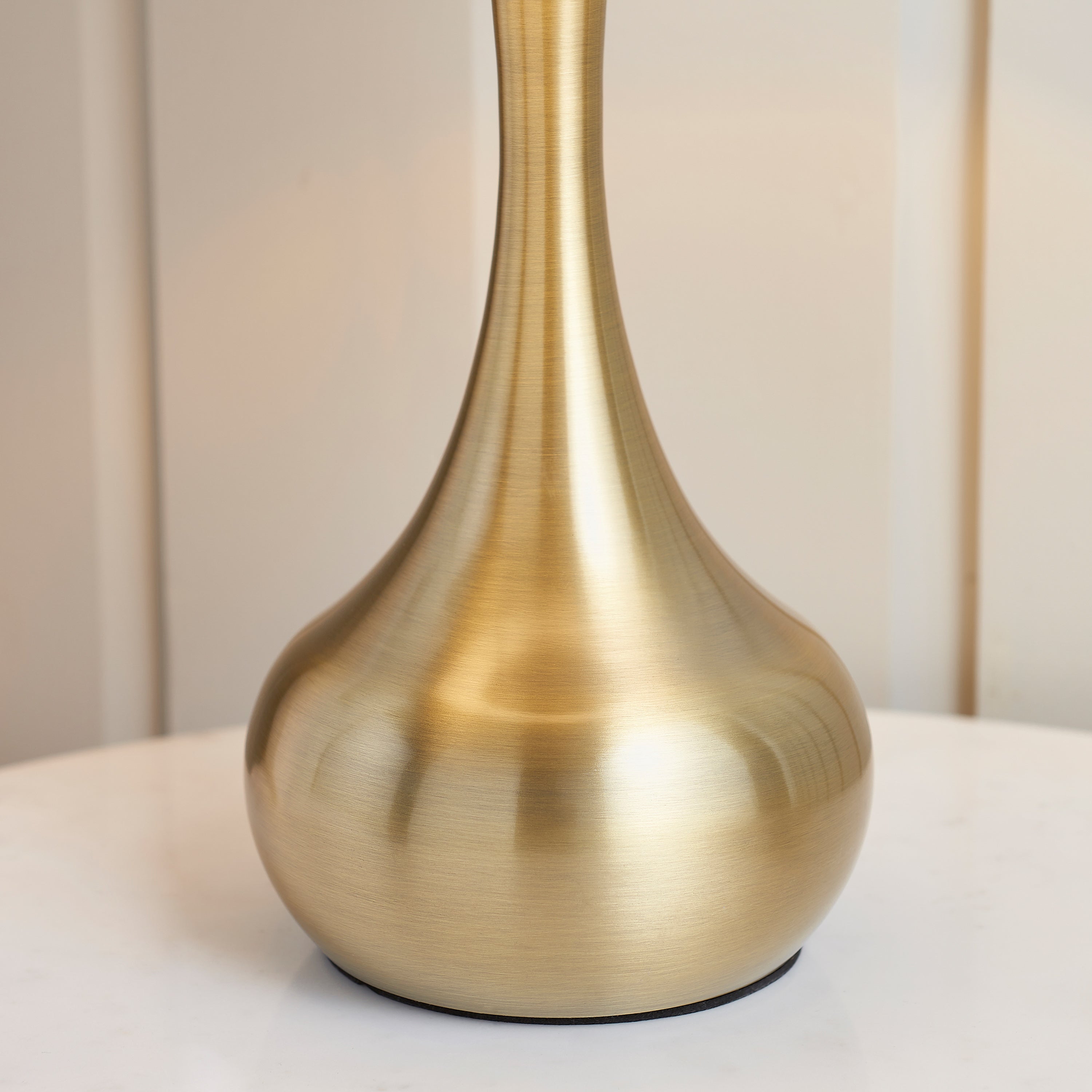 Karlet Table Lamp - Brass/Taupe