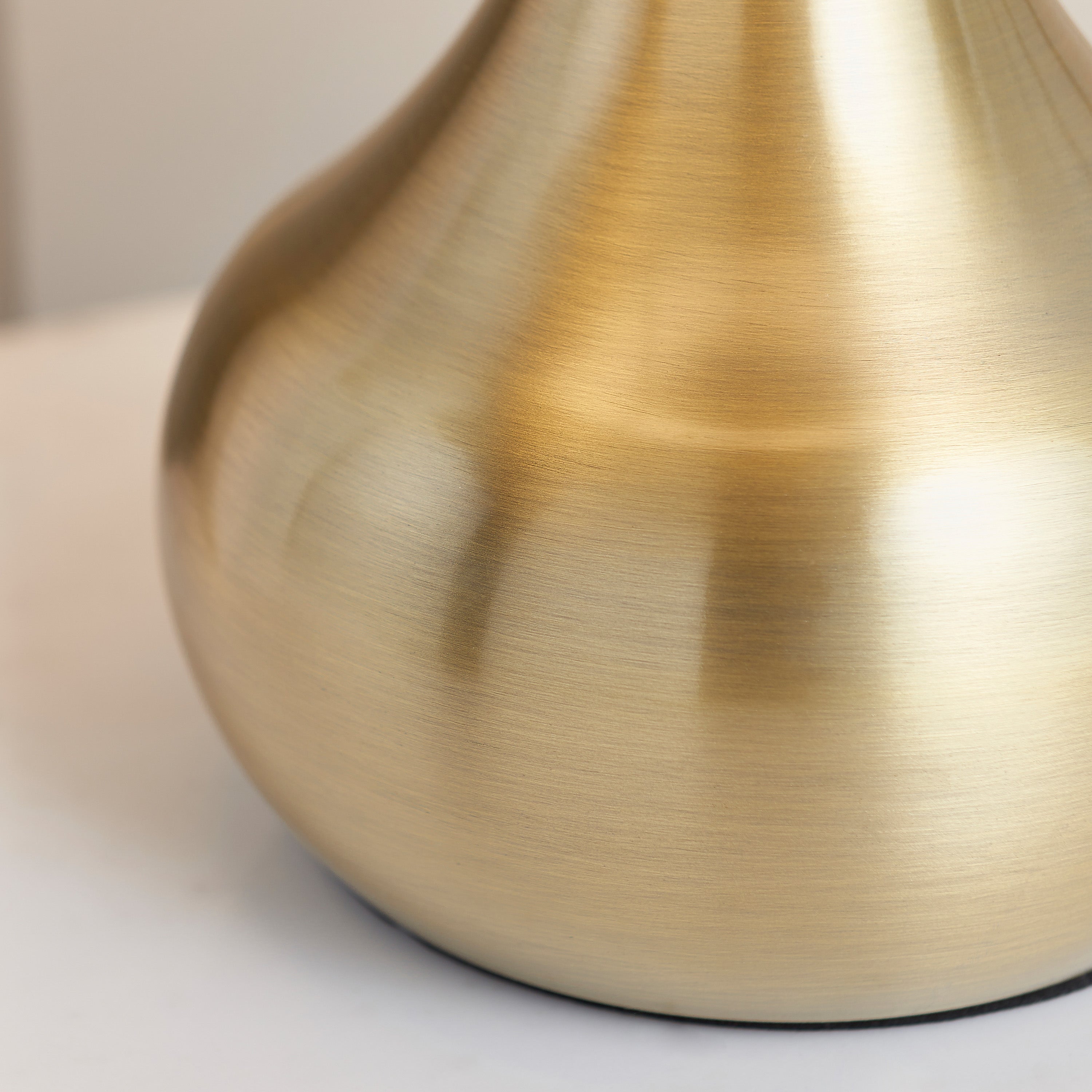 Karlet Table Lamp - Brass/Taupe