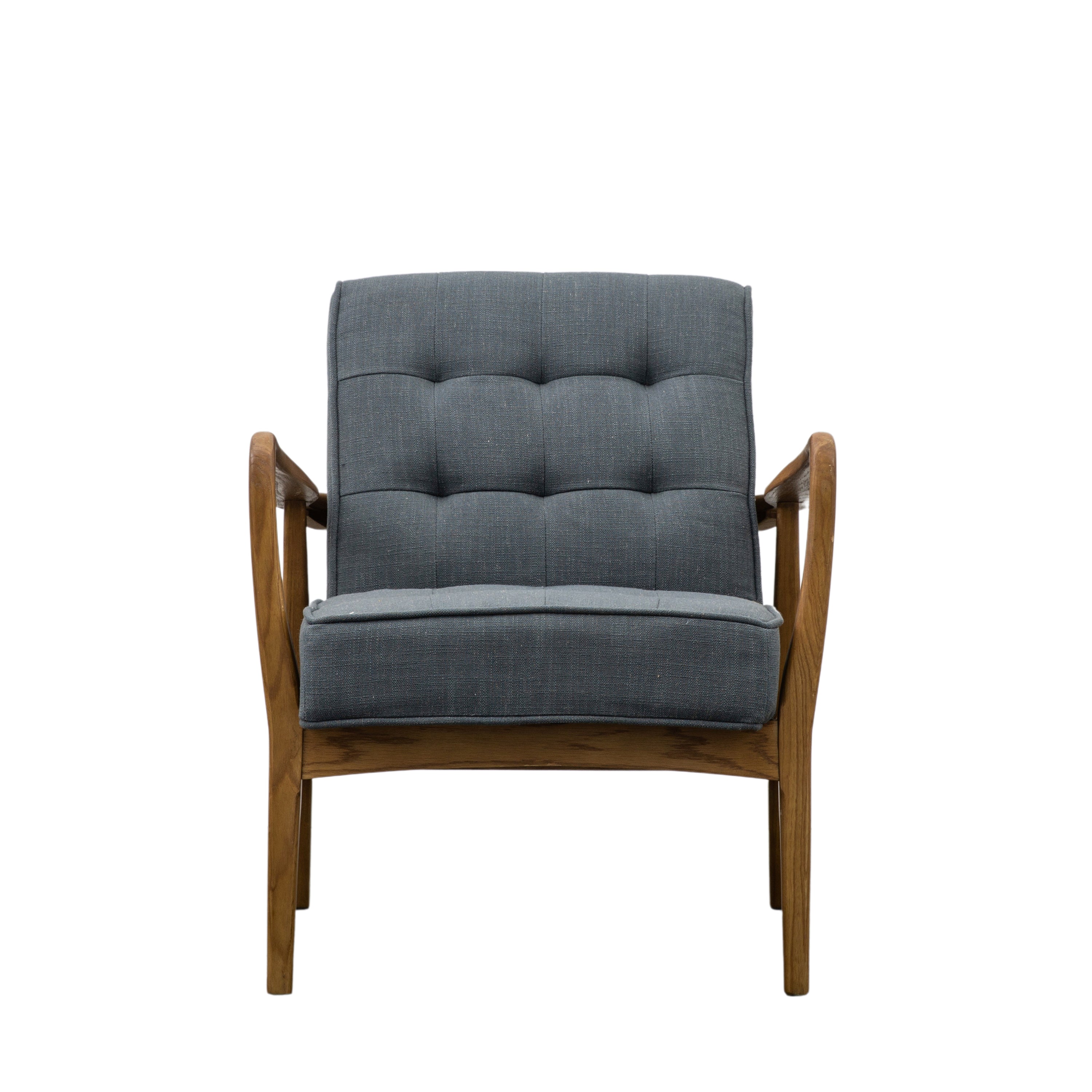 Humber Armchair Dark Grey Linen