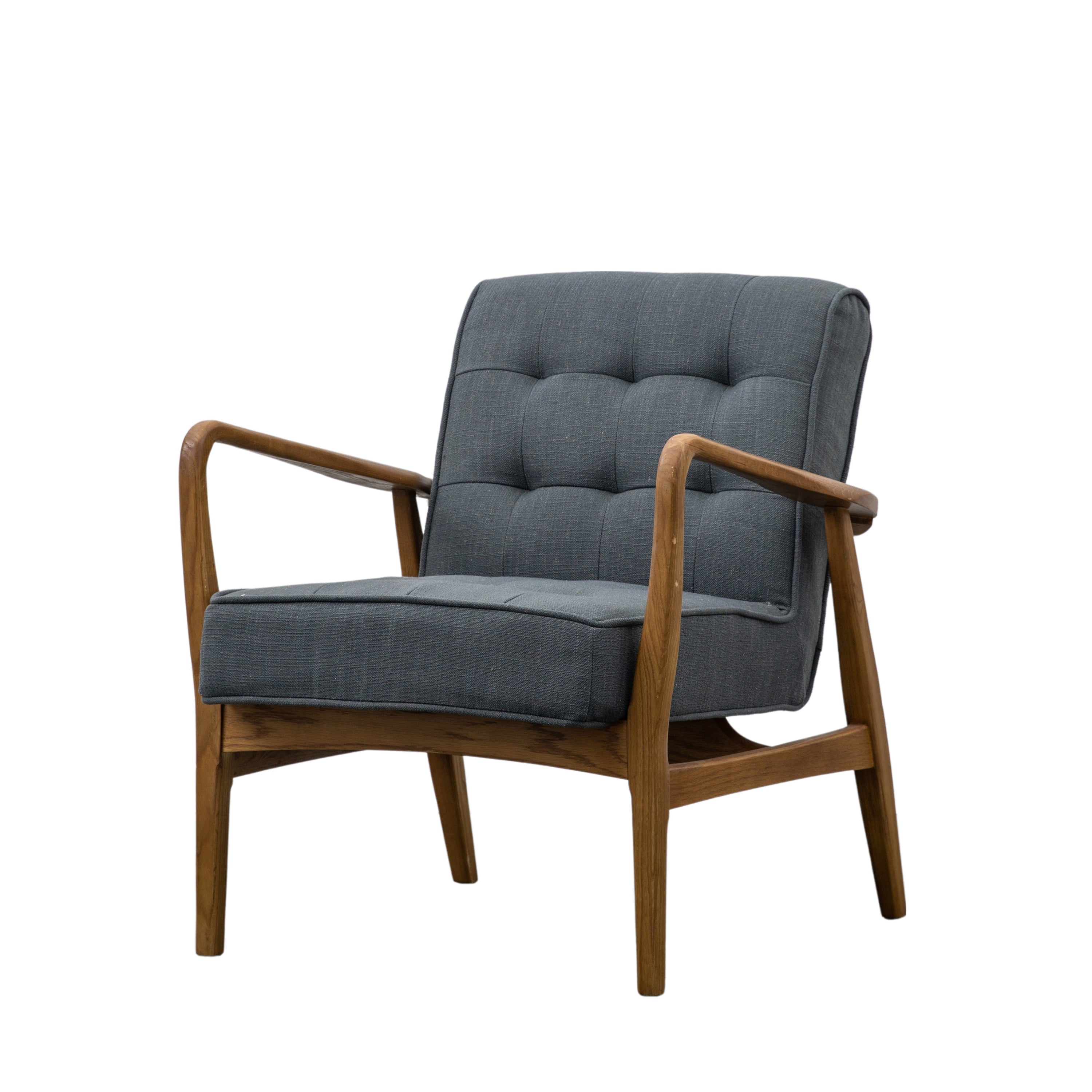 Humber Armchair Dark Grey Linen